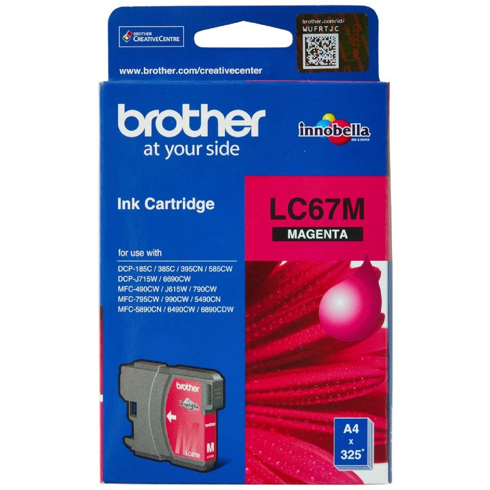 1 Brother LC 67 Ink Cartridge Magenta, 1 of 2