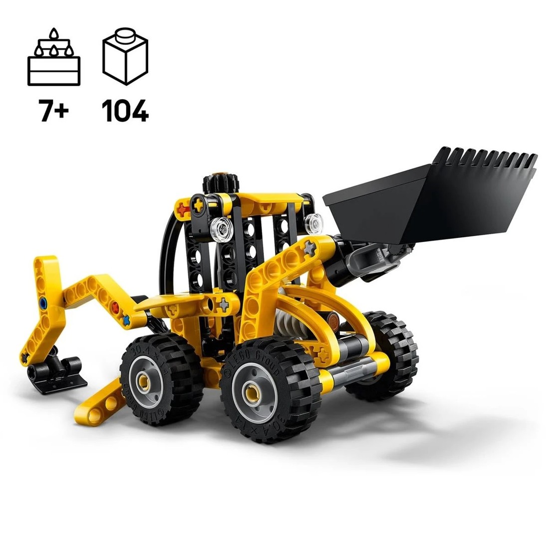 4 LEGO Technic Backhoe Loader 42197, 4 of 11