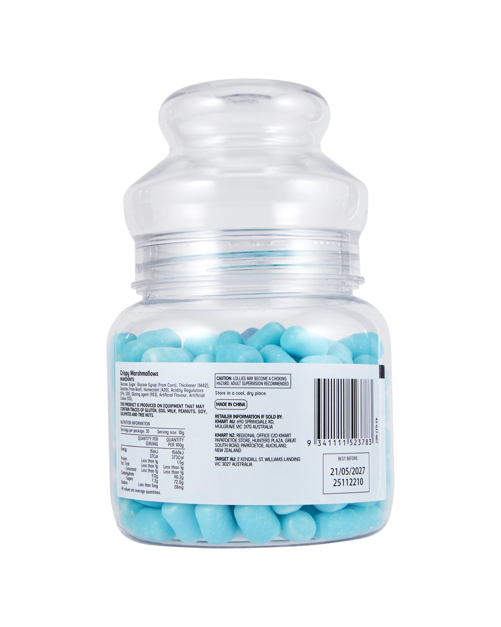 5 Blueberry Flavoured Crispy Marshmallows 300g, 5 of 5