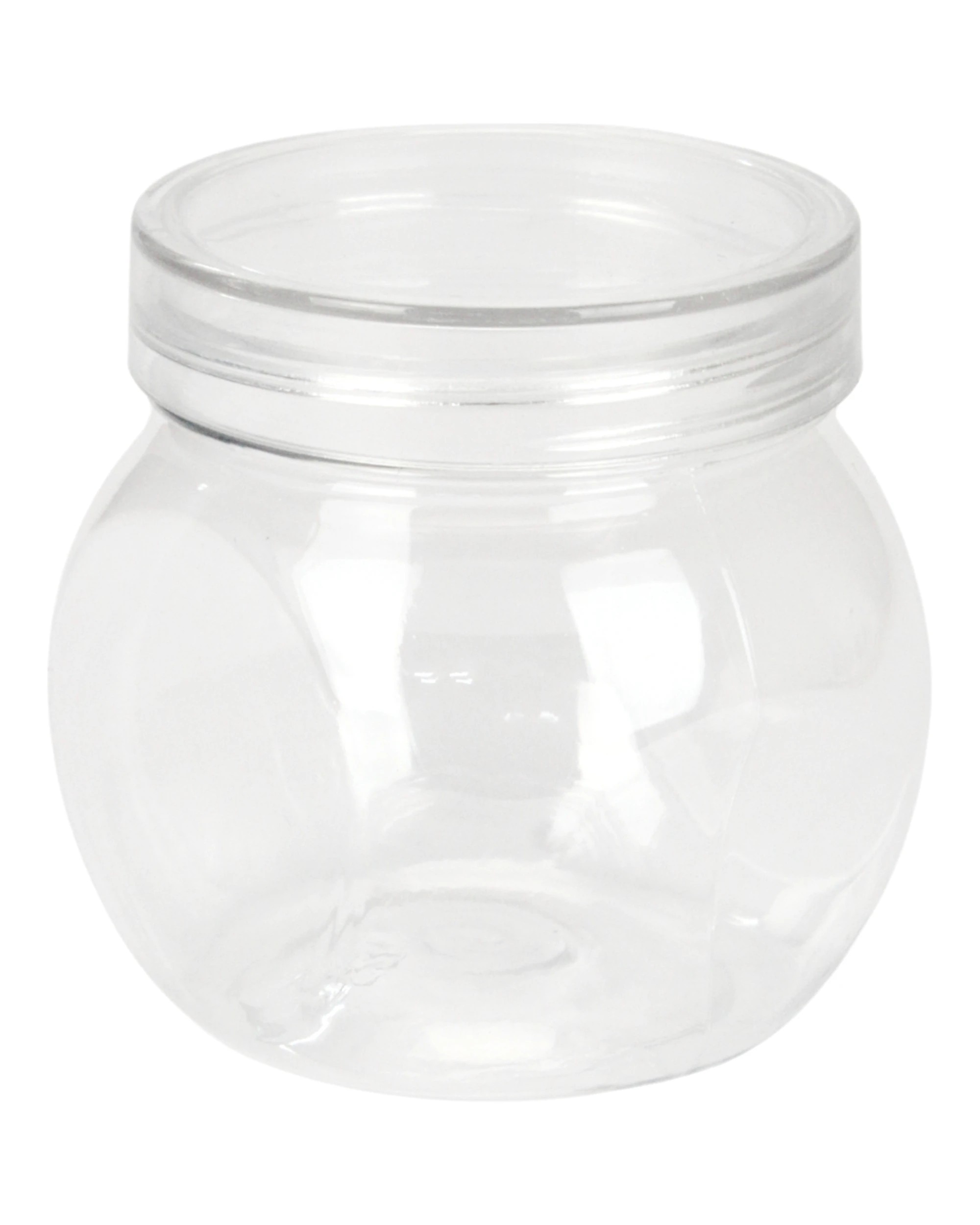 1 Party Maker Plastic Storage Screw Top Jar 130ml - Clear, 1 of 3