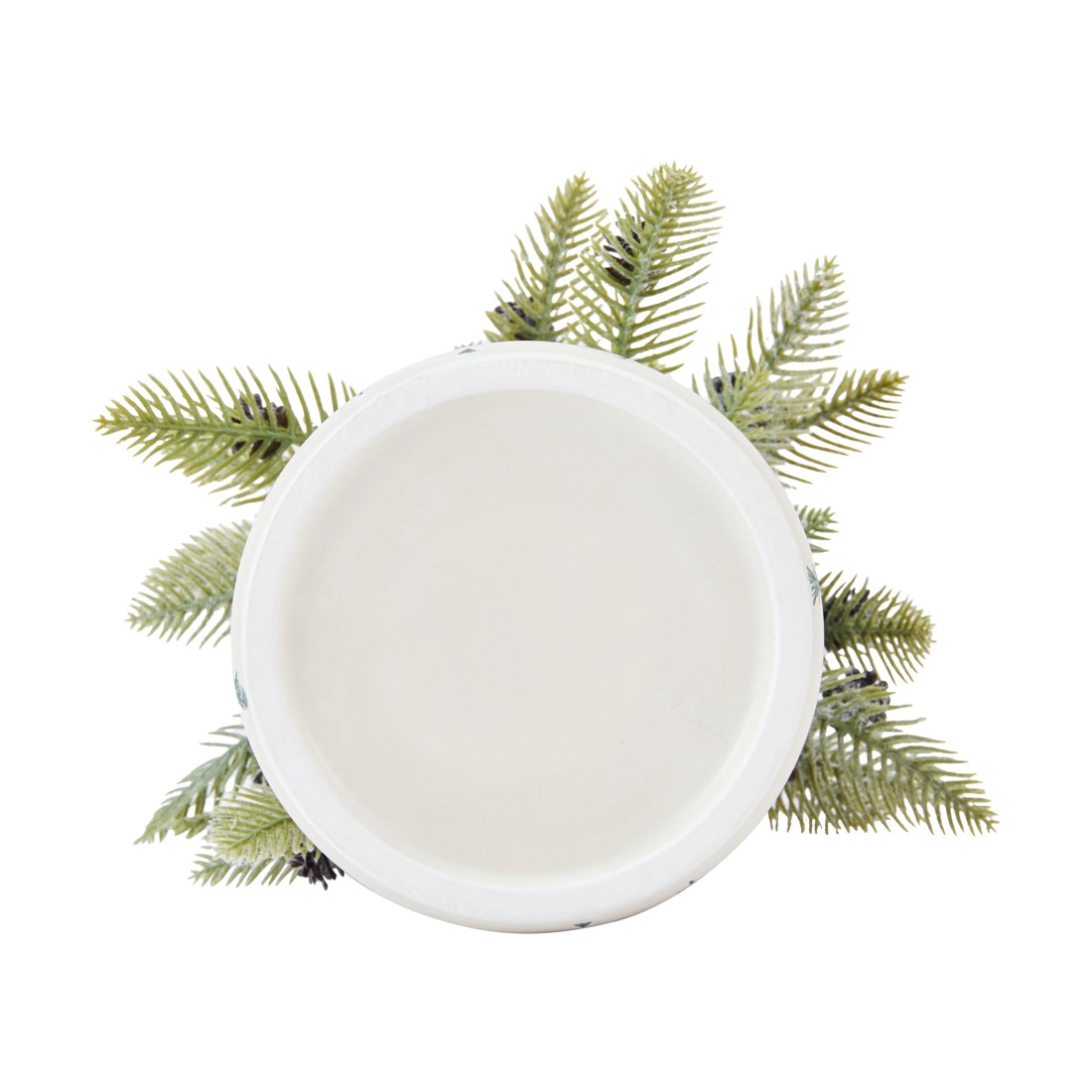 3 Christmas Artificial Frosted Pine in Pot, 3 of 3