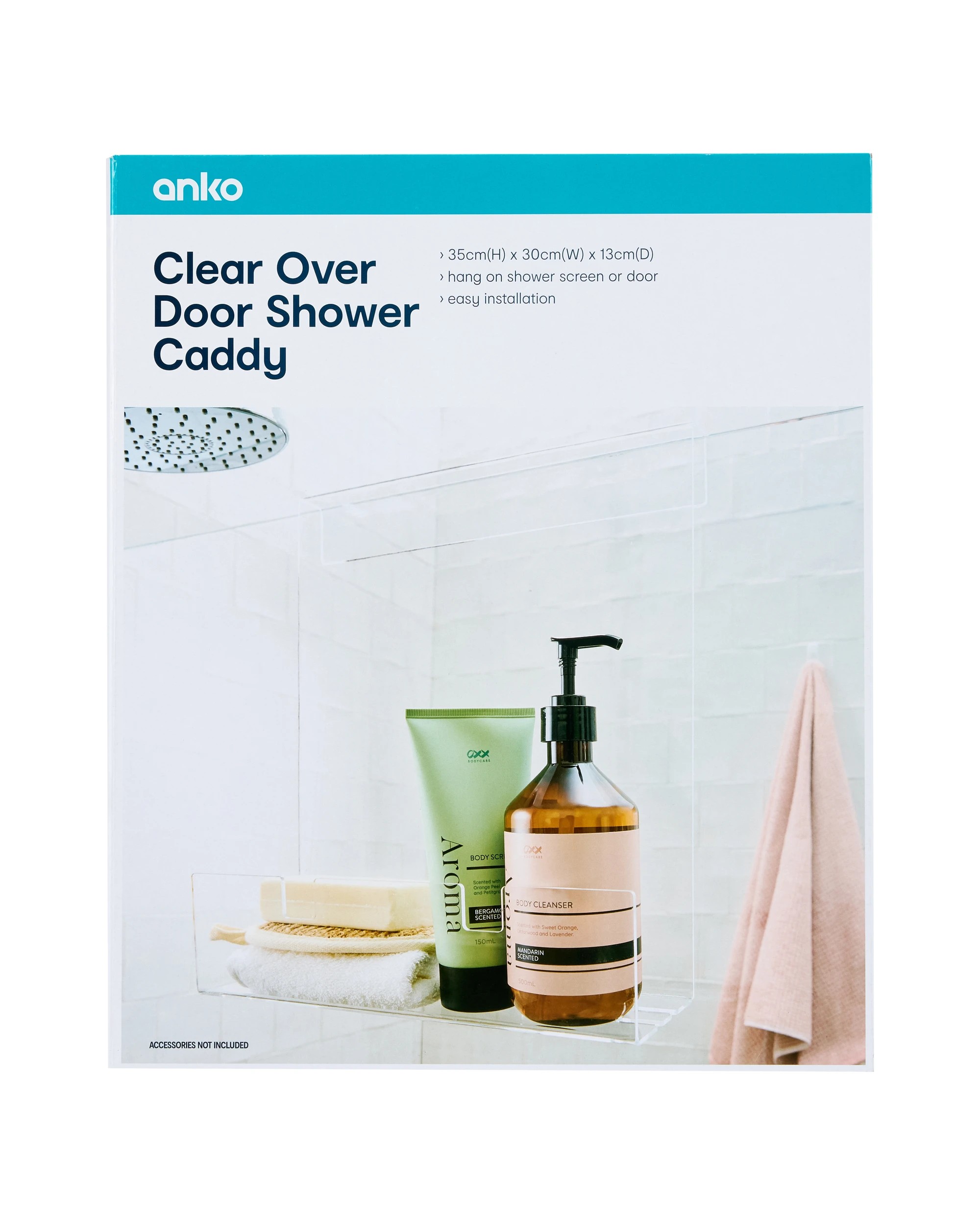 6 Clear Over Door Shower Caddy, 6 of 6