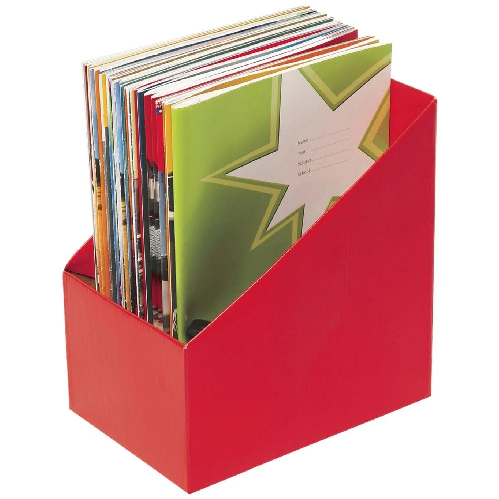 1 Marbig Book Box Large Red 5 Pack, 1 of 1