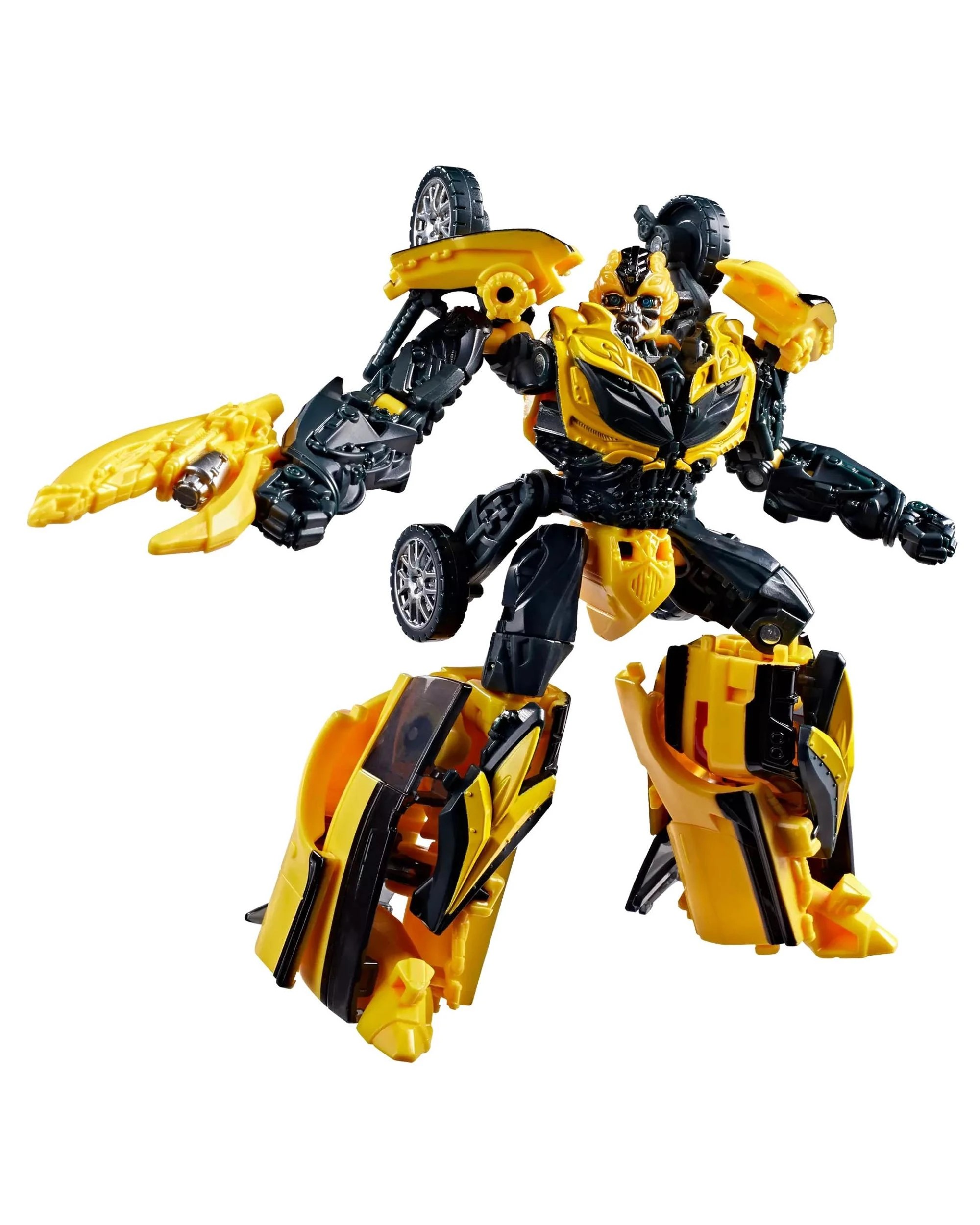 3 Transformers Studio Series Transformers: Age of Extinction Deluxe Class Bumblebee, 3 of 5