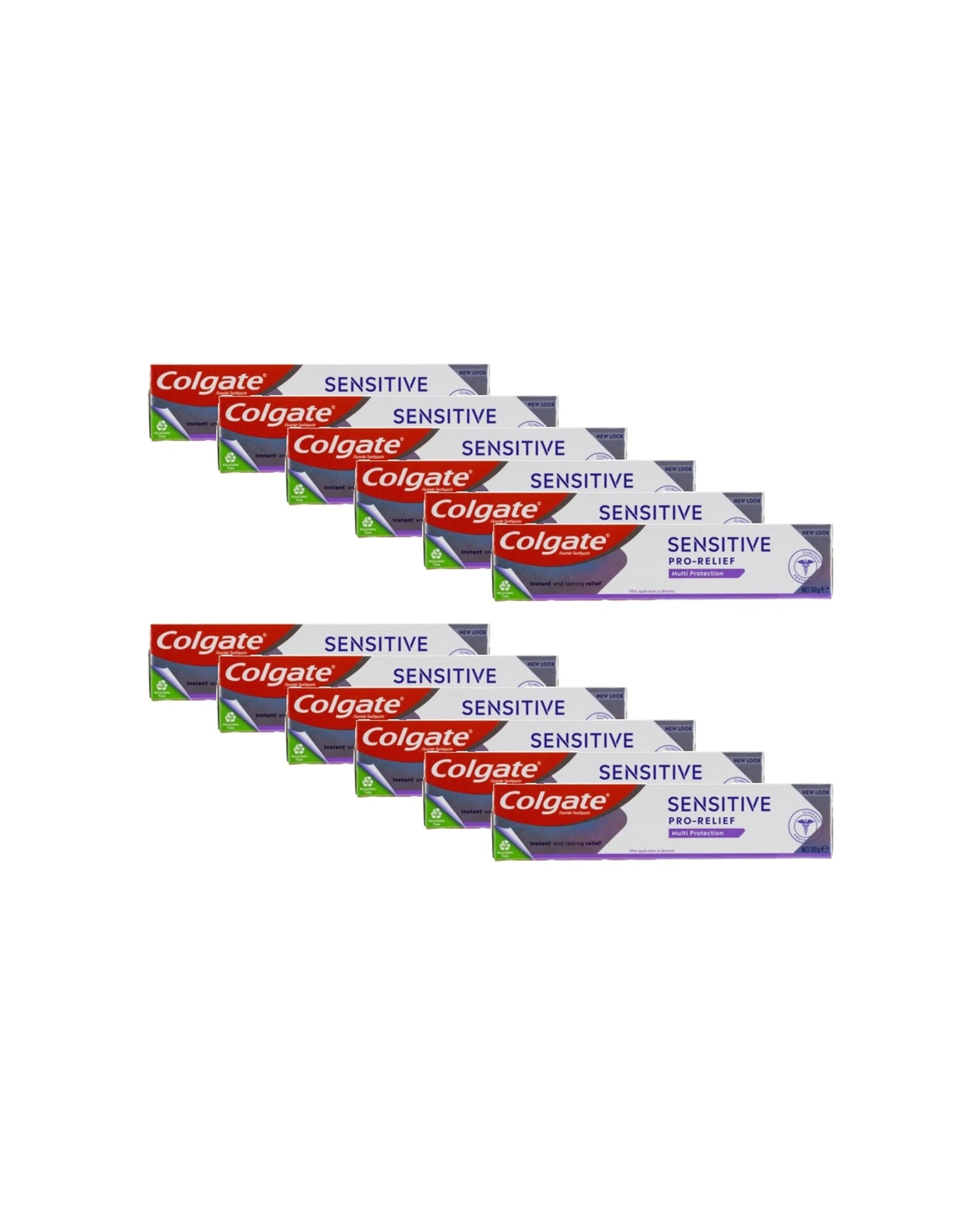 1 Colgate 12PK Toothpaste Sensitive Pro Relief Protection Oral 110g - Multi, 1 of 4