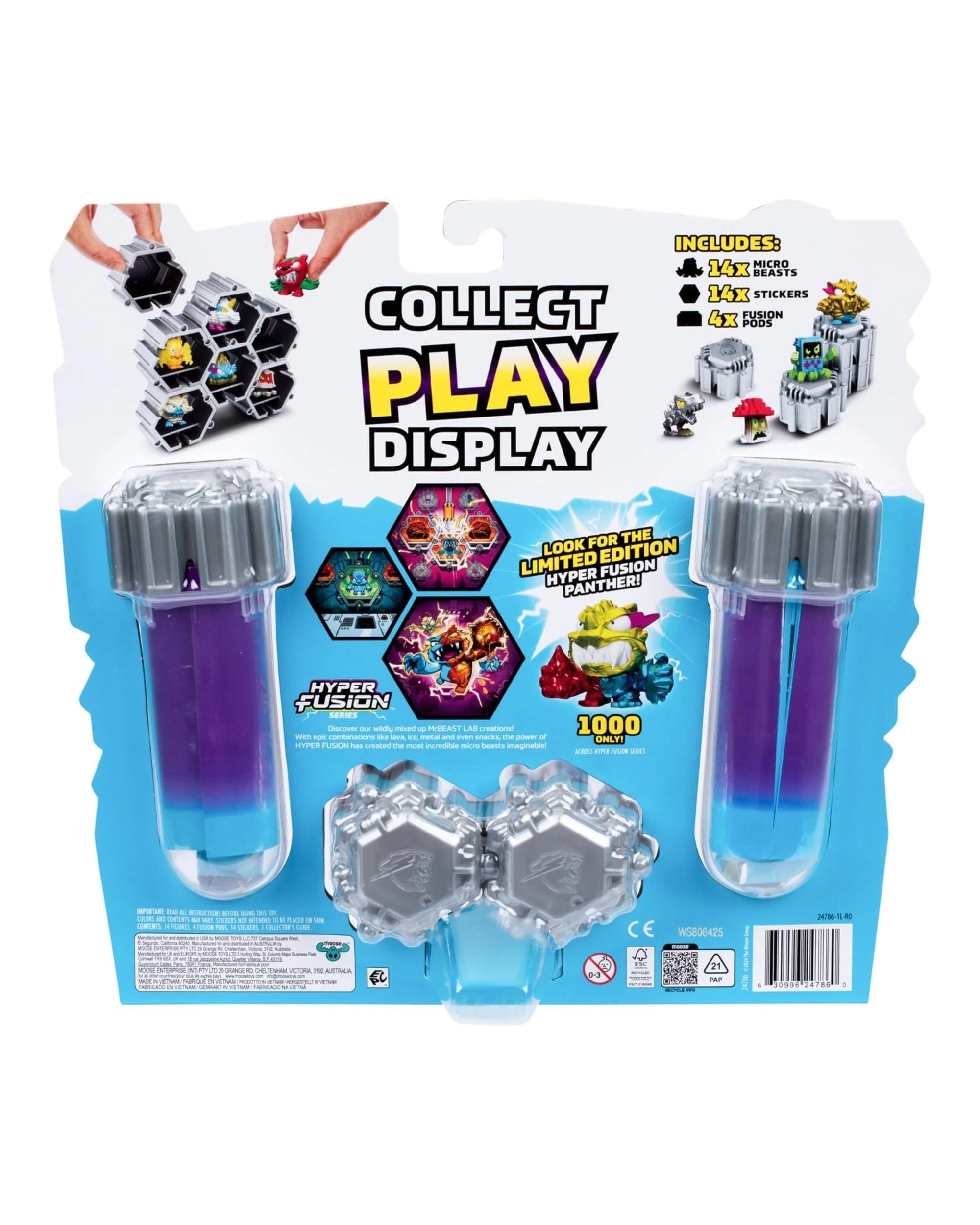 7 Mr Beast Lab Swarms Hyper Fusion Series Mega Lab 14 Figure Pack - Megawatt Mammoth, 7 of 7