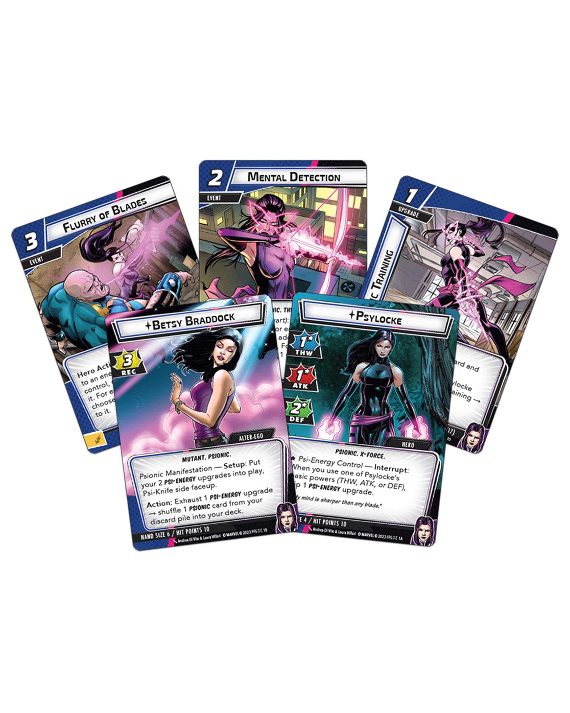 2 Fantasy Flight Games Marvel Champions LCG Psylocke Hero Pack, 2 of 2