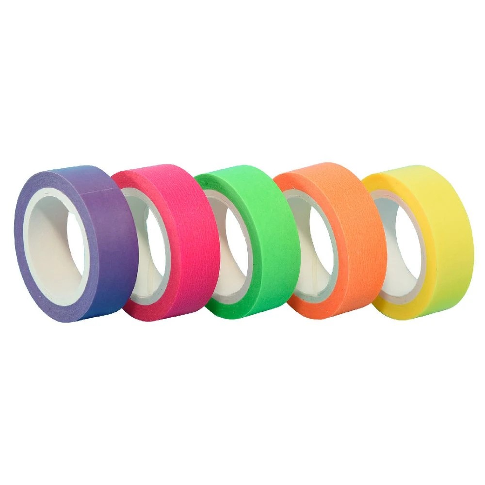 2 X-Press It Deco Tape Roll Fluoro 12mm x 5m 5 Pack, 2 of 3