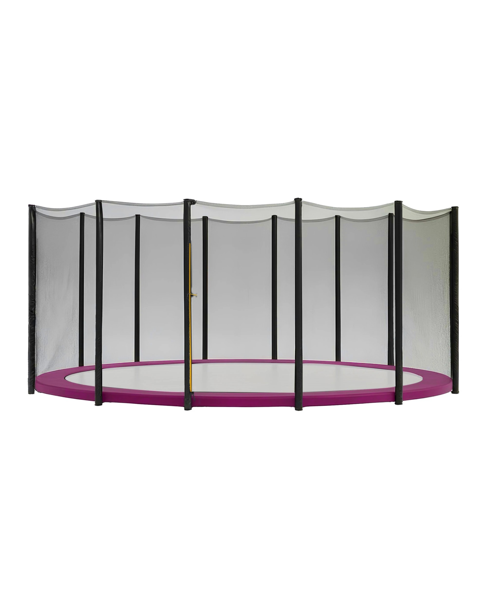 1 14ft Trampoline Replacement Safety Pad and Net Round 12 Poles Pink, 1 of 6