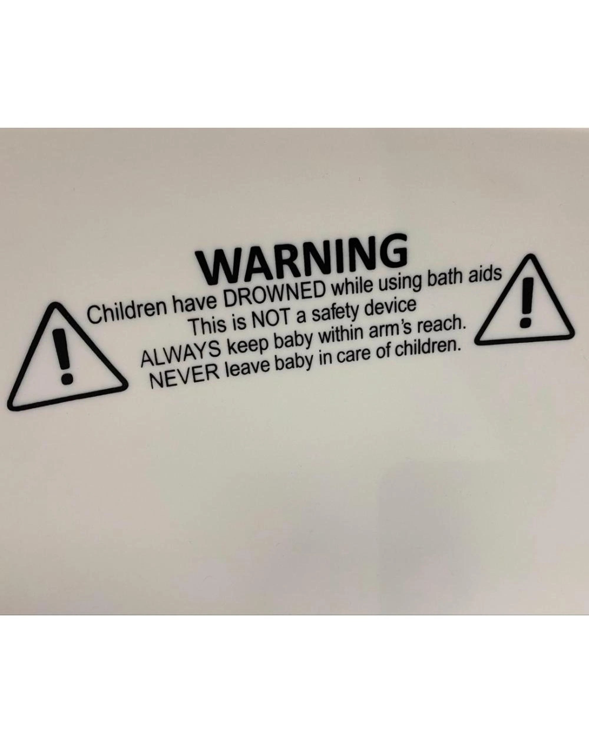 8 Bubble Baby Bath with Bath Seat & Newborn Insert - White, 8 of 8