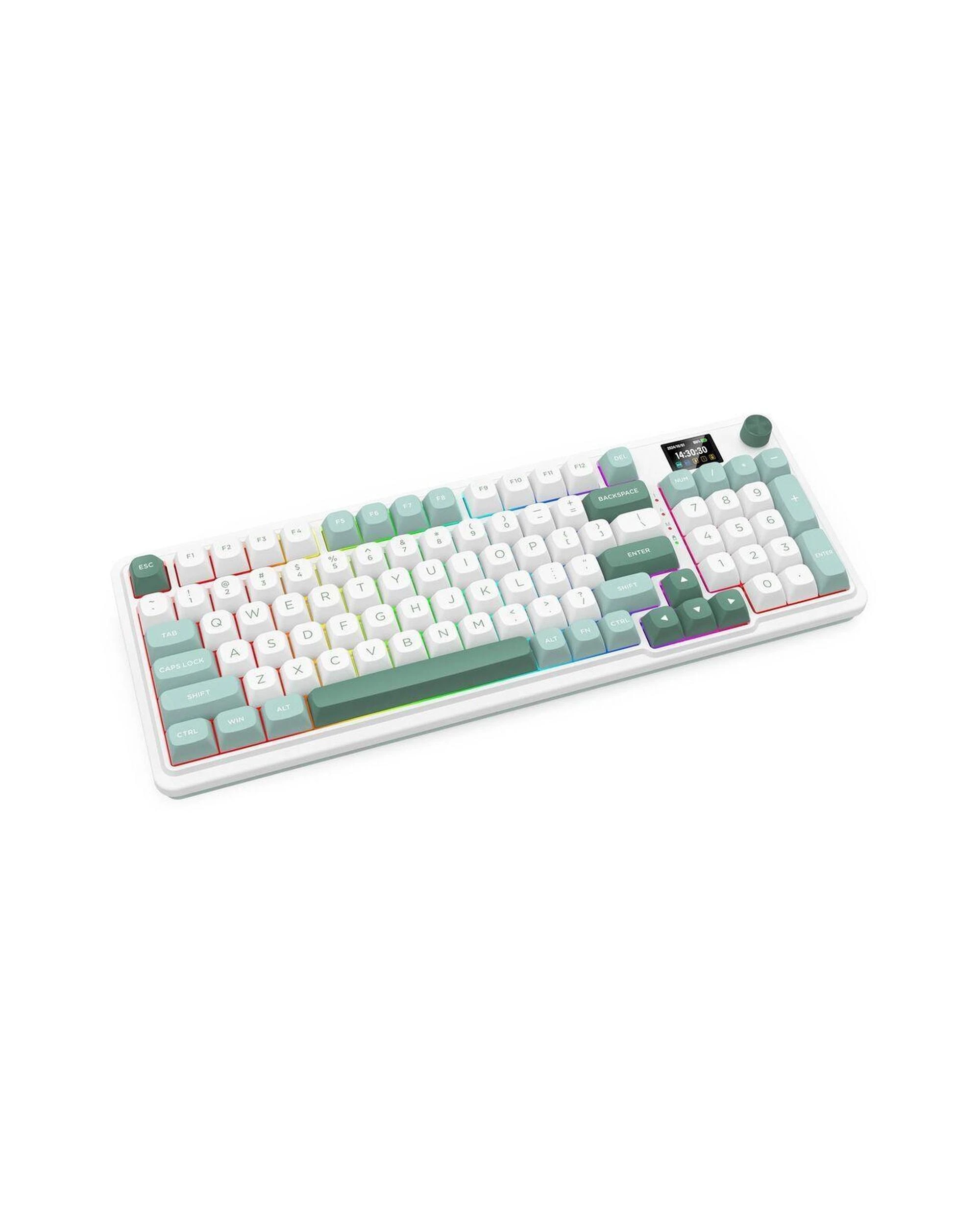 3 Redragon K719WGRGB Pro Galatin Pro Green Wireless Mechanical Keyboard, 3 of 8
