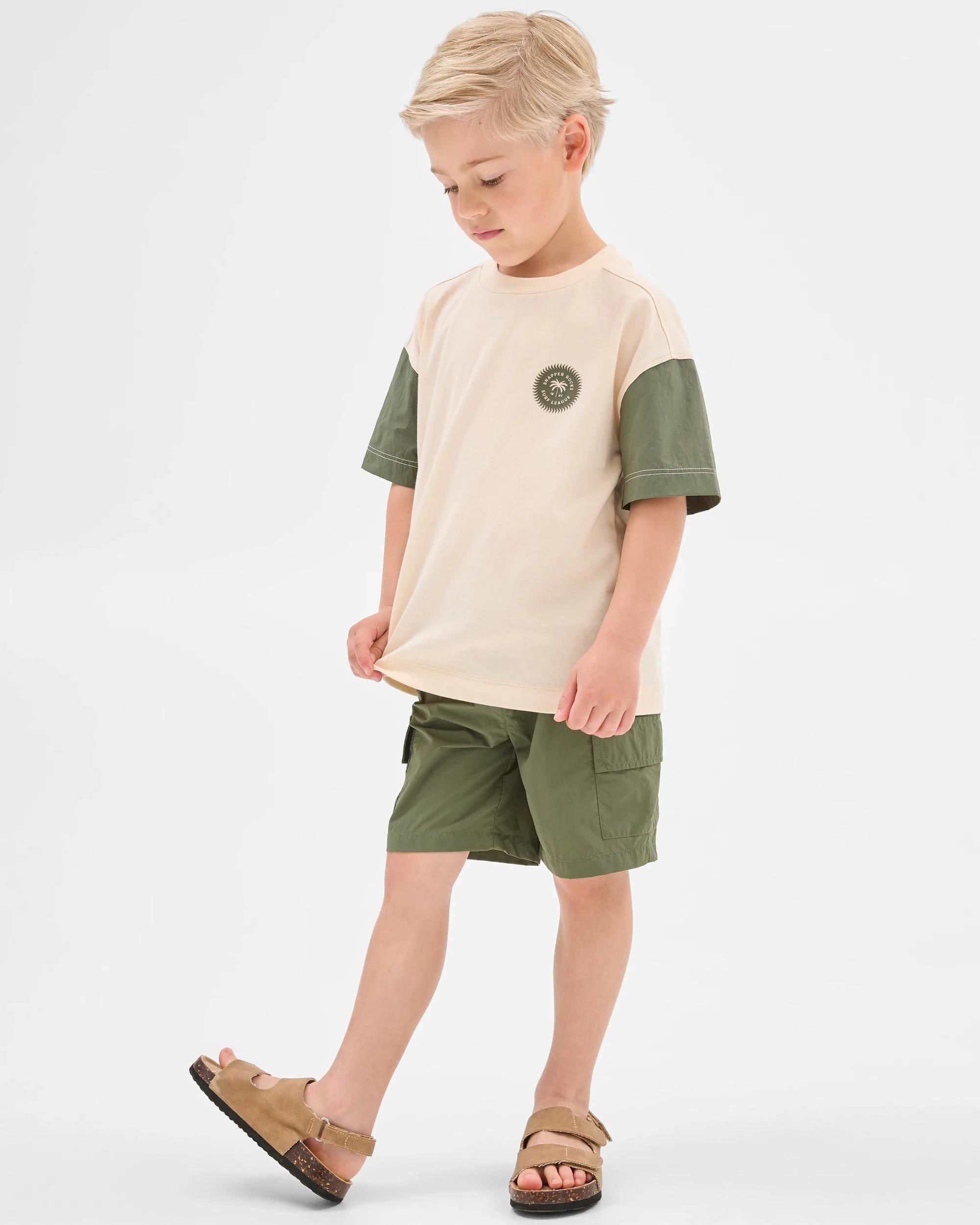 3 Target Australian Cotton and Nylon Blend Oversized T-shirt NEUTRAL, 3 of 8