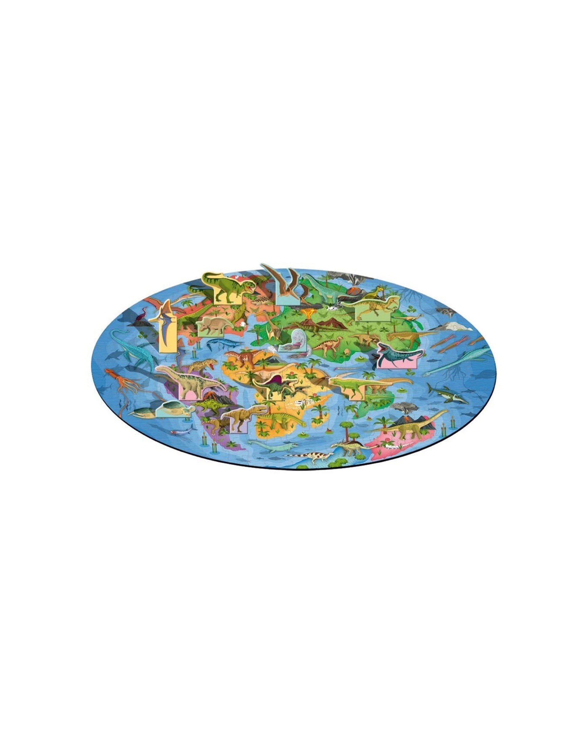 2 Sassi 200pc Junior World Of Dinosaurs Book 3D Puzzle Set Kids - Multi, 2 of 2