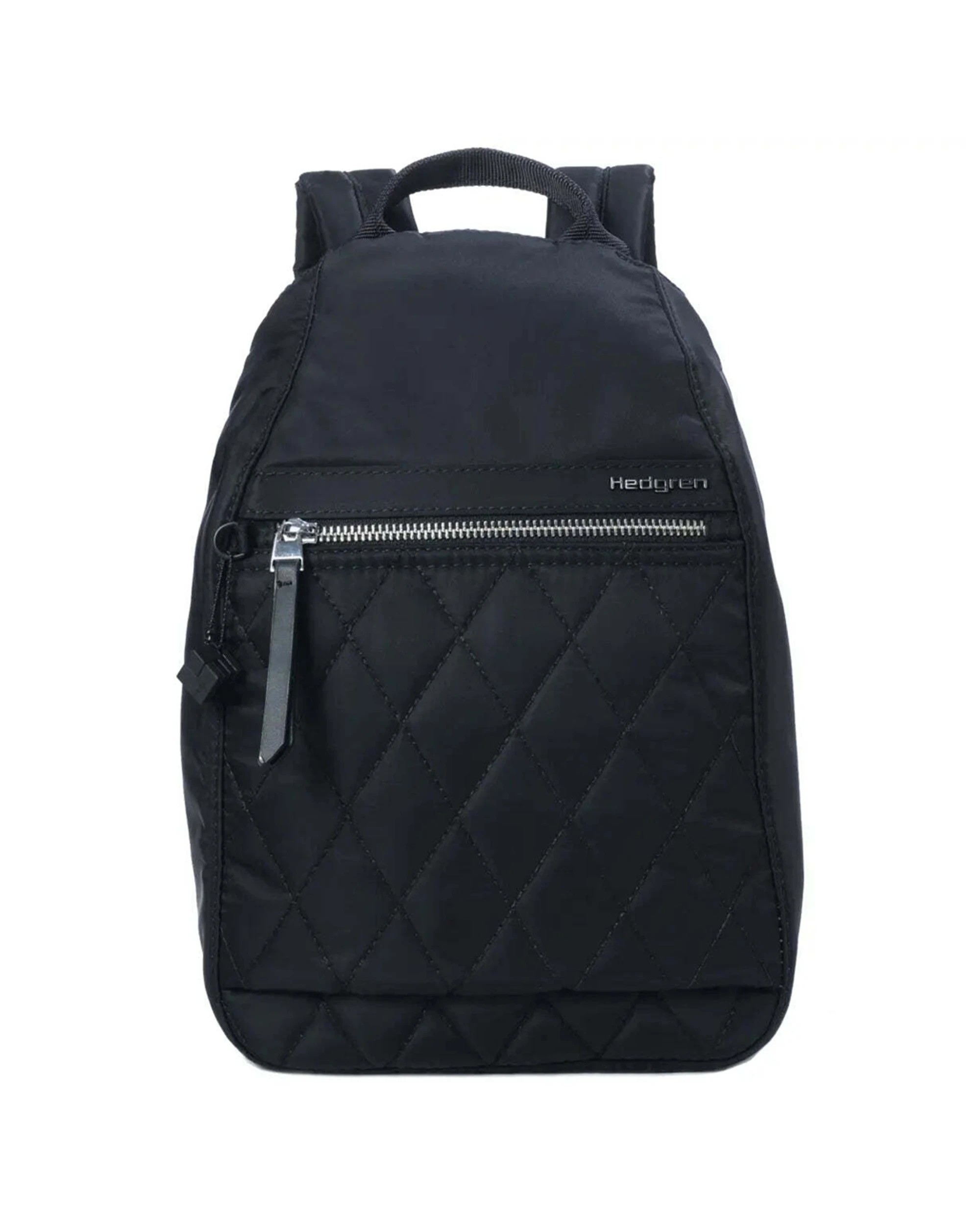 1 Hedgren VOGUE Backpack Small RFID Protection Travel Bag Quilted - Black, 1 of 5