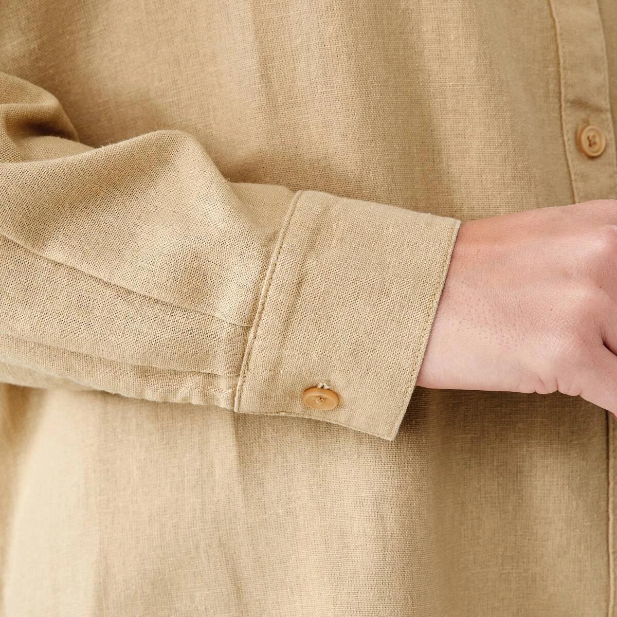 6 Long Sleeve Linen Blend Shirt LARK, 6 of 6