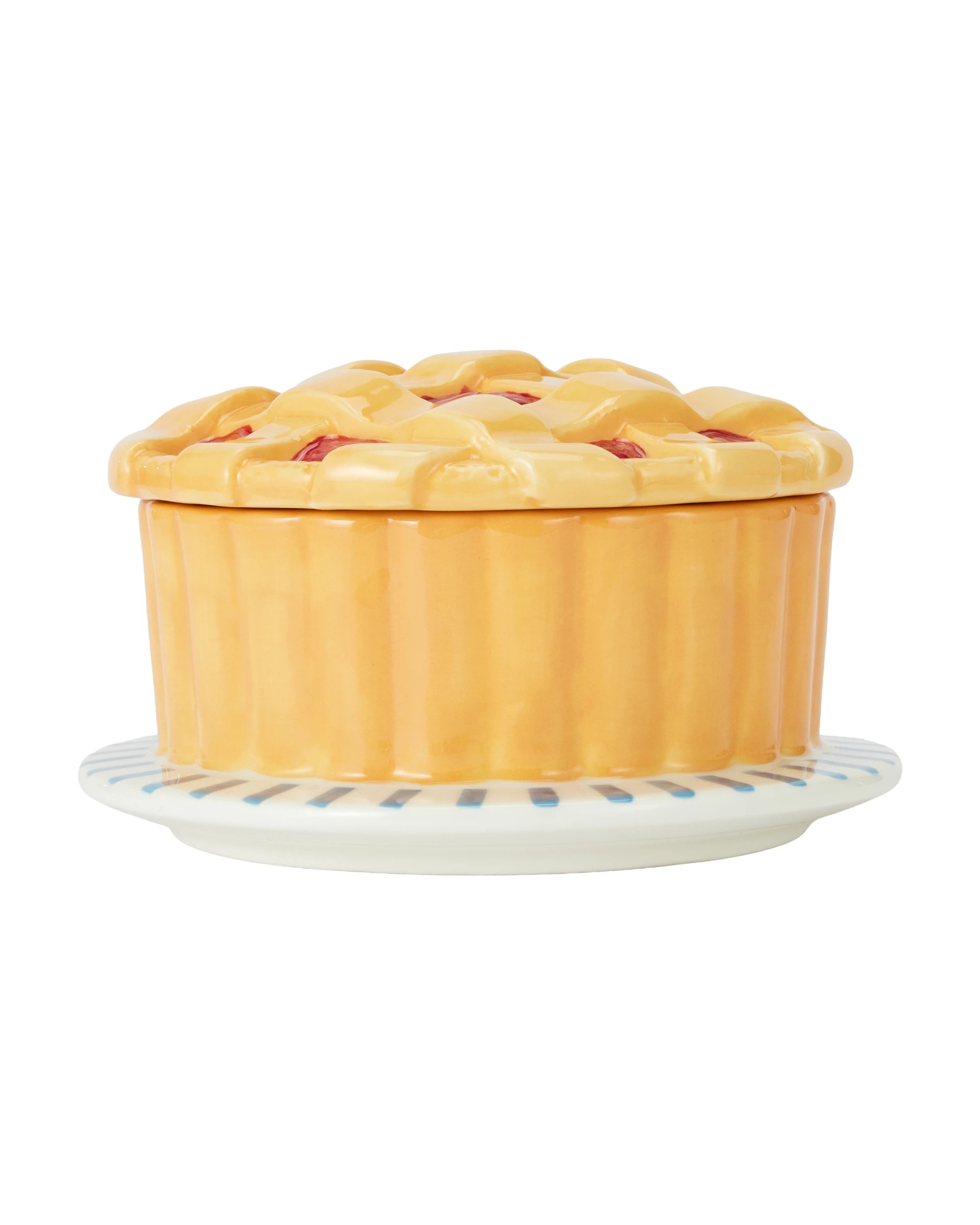1 Ceramic Apple Pie Candle, 1 of 6