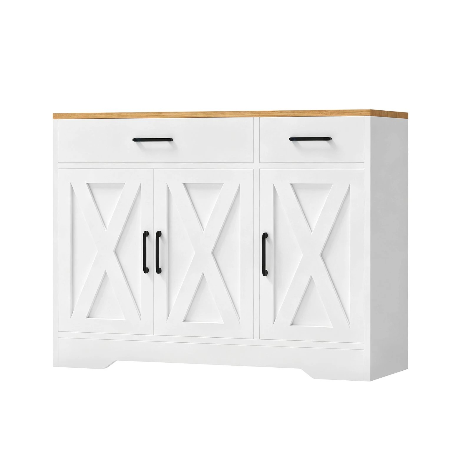 Ausway Buffet Cabinet Sideboard Cupboard Kitchen Storage Console Table ...