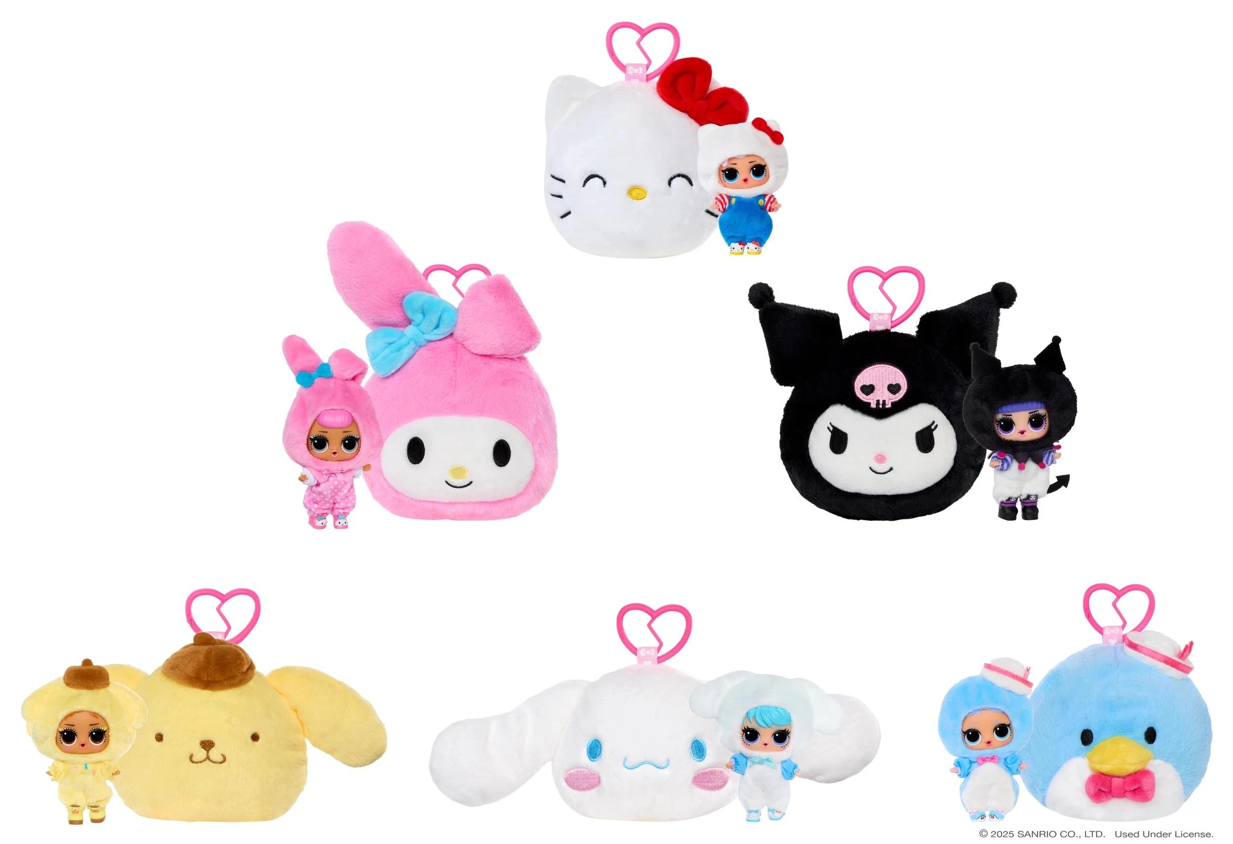 2 L.O.L. Surprise! L.O.L. Surprise Loves Hello Kitty Reversible Plush - Assorted - Multi, 2 of 9