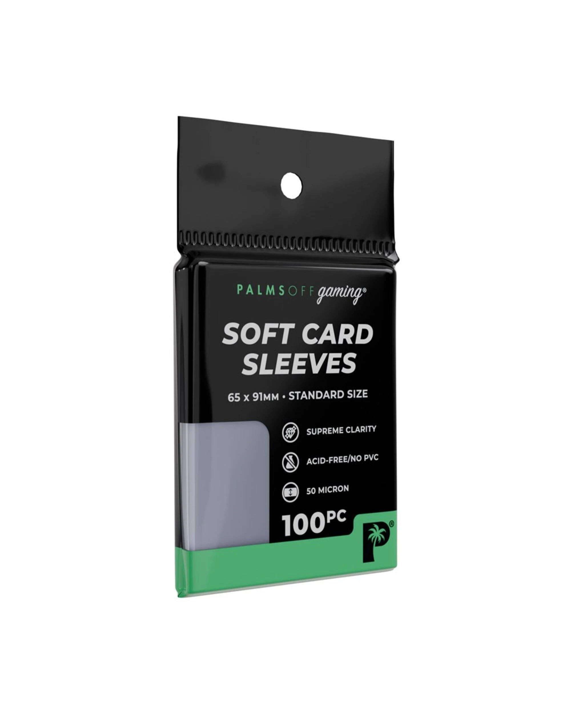 1 Palms Off Gaming - Soft Card Sleeves 100pc - Standard Size, 1 of 1