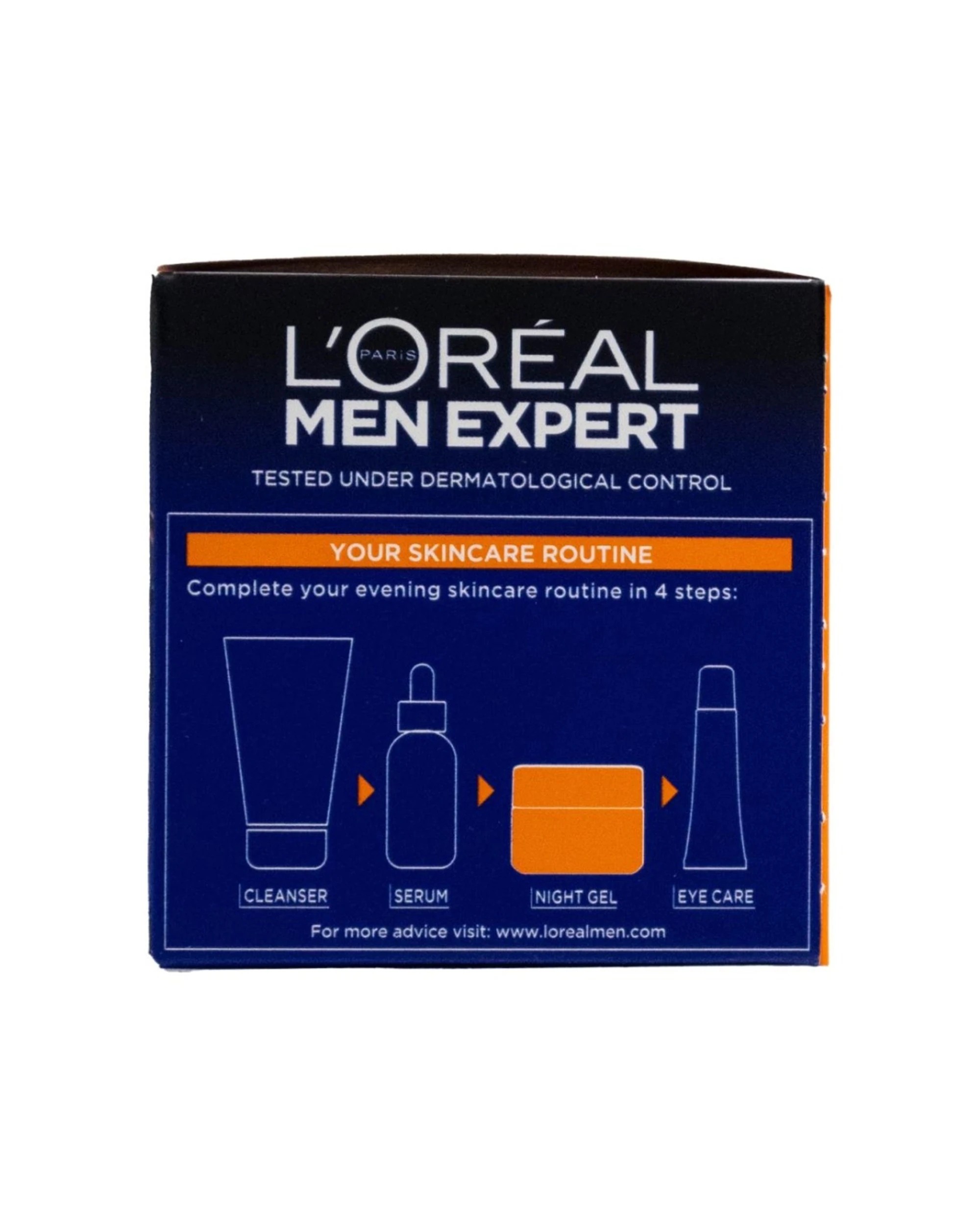 3 Loreal 6PK Men Expert Power Age Recharging Night Gel Skin Care 50ml - Multi, 3 of 4