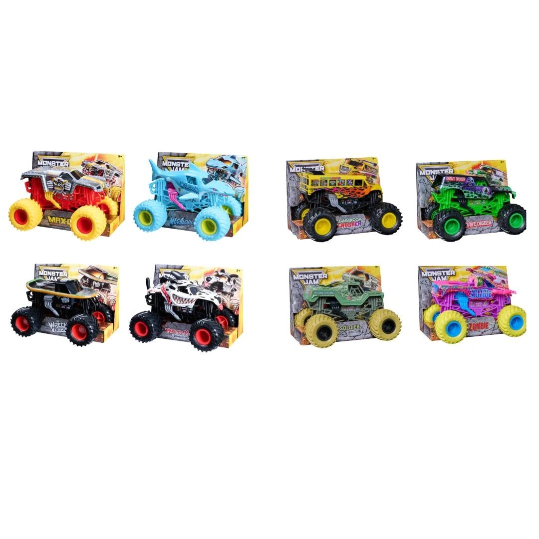 1 Monster Jam 1:24 Die Cast Monster Truck - Assorted, 1 of 10