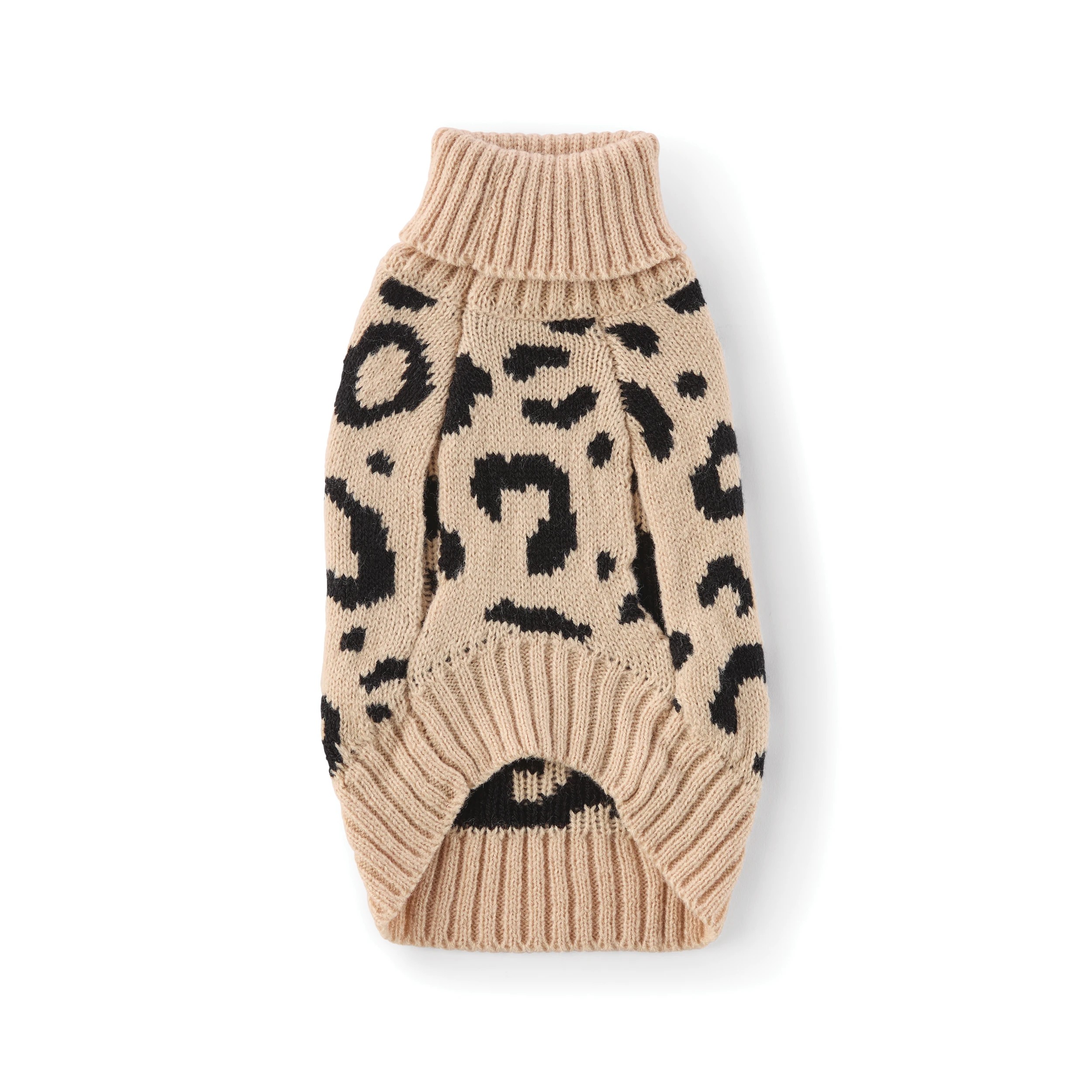 6 Pet Leopard Knit Jumper - Small, 6 of 9