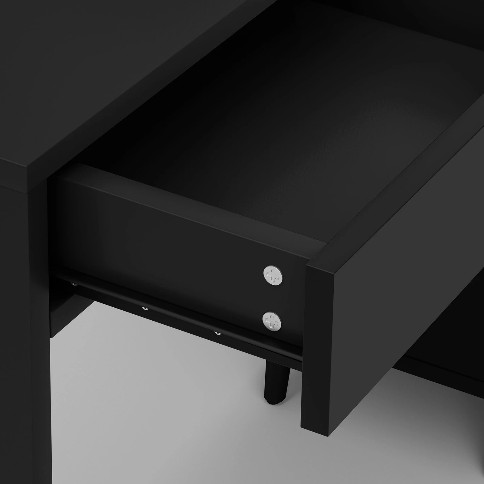 7 Alfordson Dressing Table Stool Set Makeup Mirror Desk Storage Drawers - Black, 7 of 10