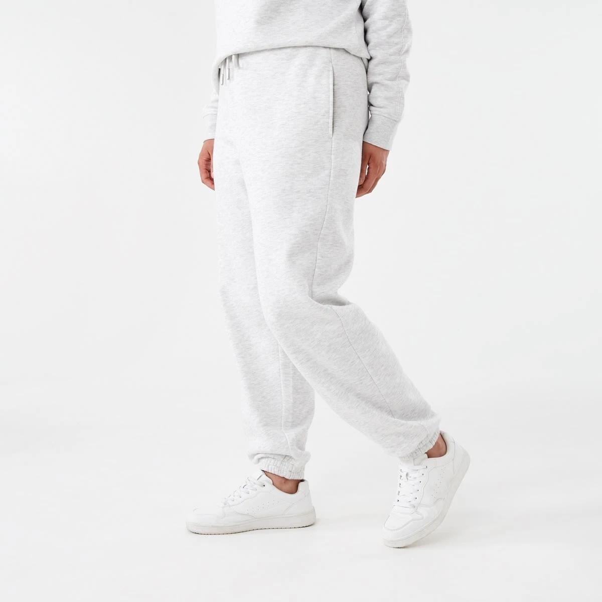 2 Tracksuit Cuff Joggers Wht Marle, 2 of 6