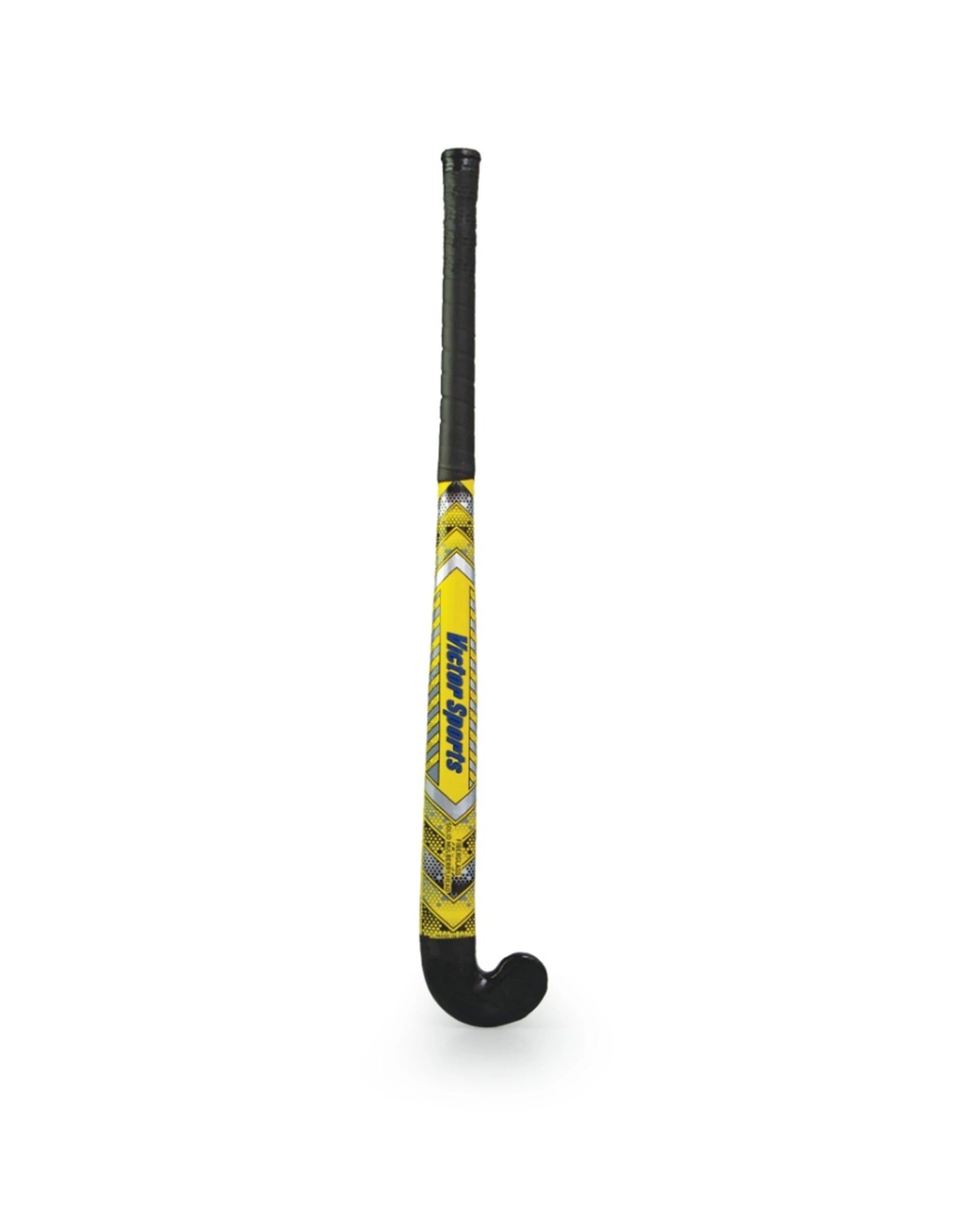 1 Victor Sports Hockey Stick Match Soft Grip Wooden 30 Inches - Yellow, 1 of 2