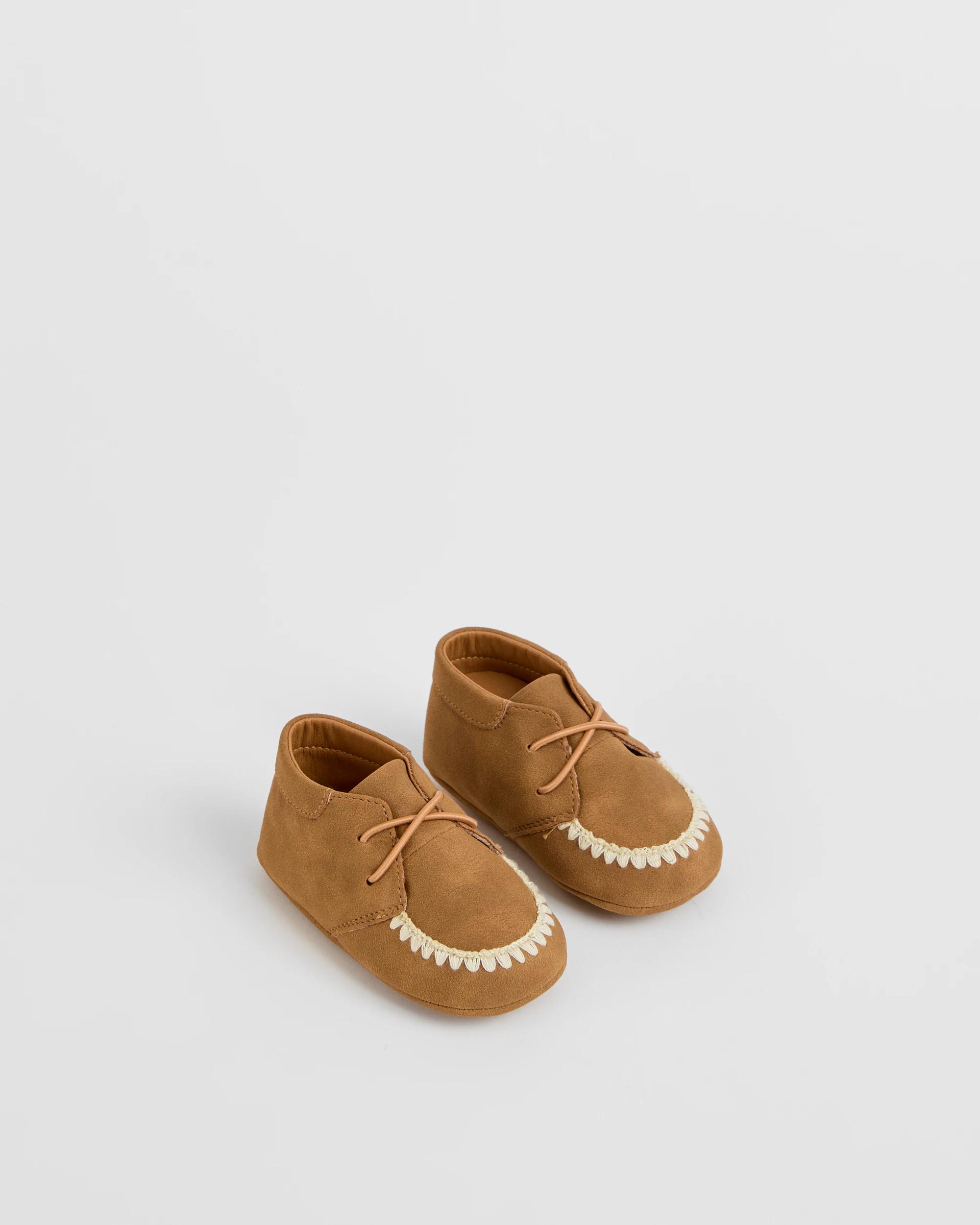 2 Target Baby Pre-Walker Moccasin Slipper CHESTNUT, 2 of 3