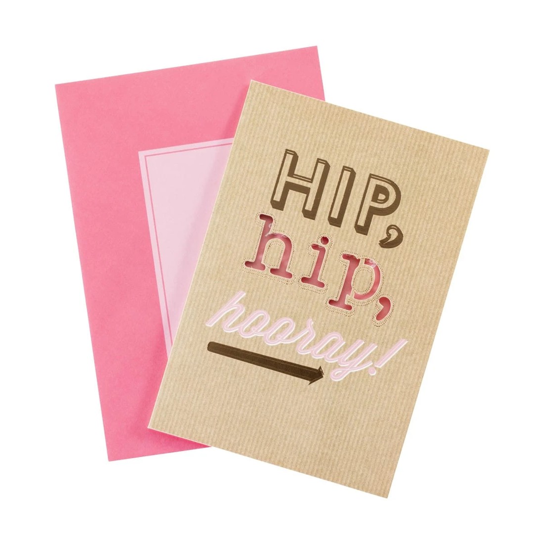 1 Hip Hip Hooray! Birthday Card, 1 of 2