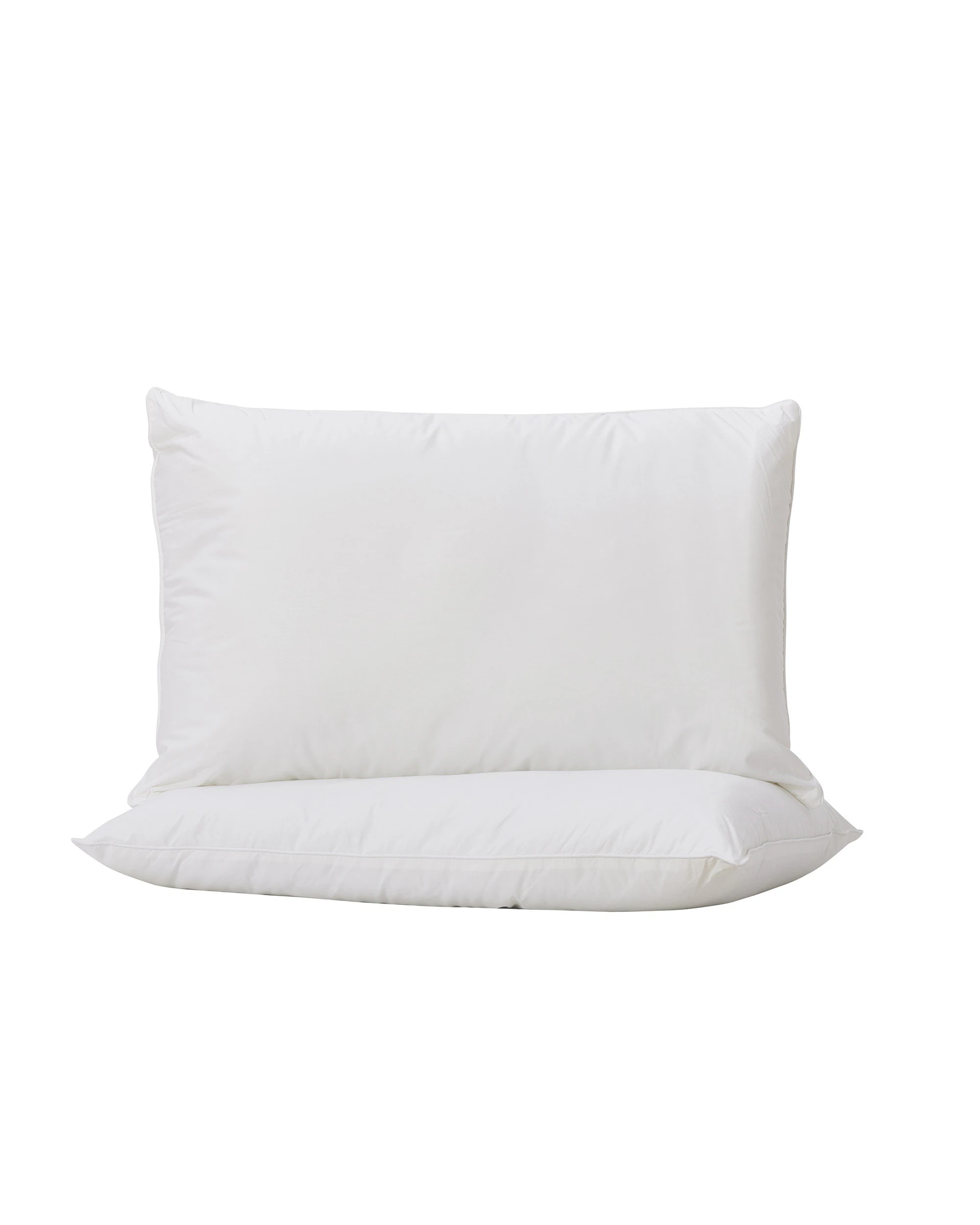 3 Dreamaker Cotton Cover Bamboo Blend Pillow Medium Profile Twin Pack - White, 3 of 6