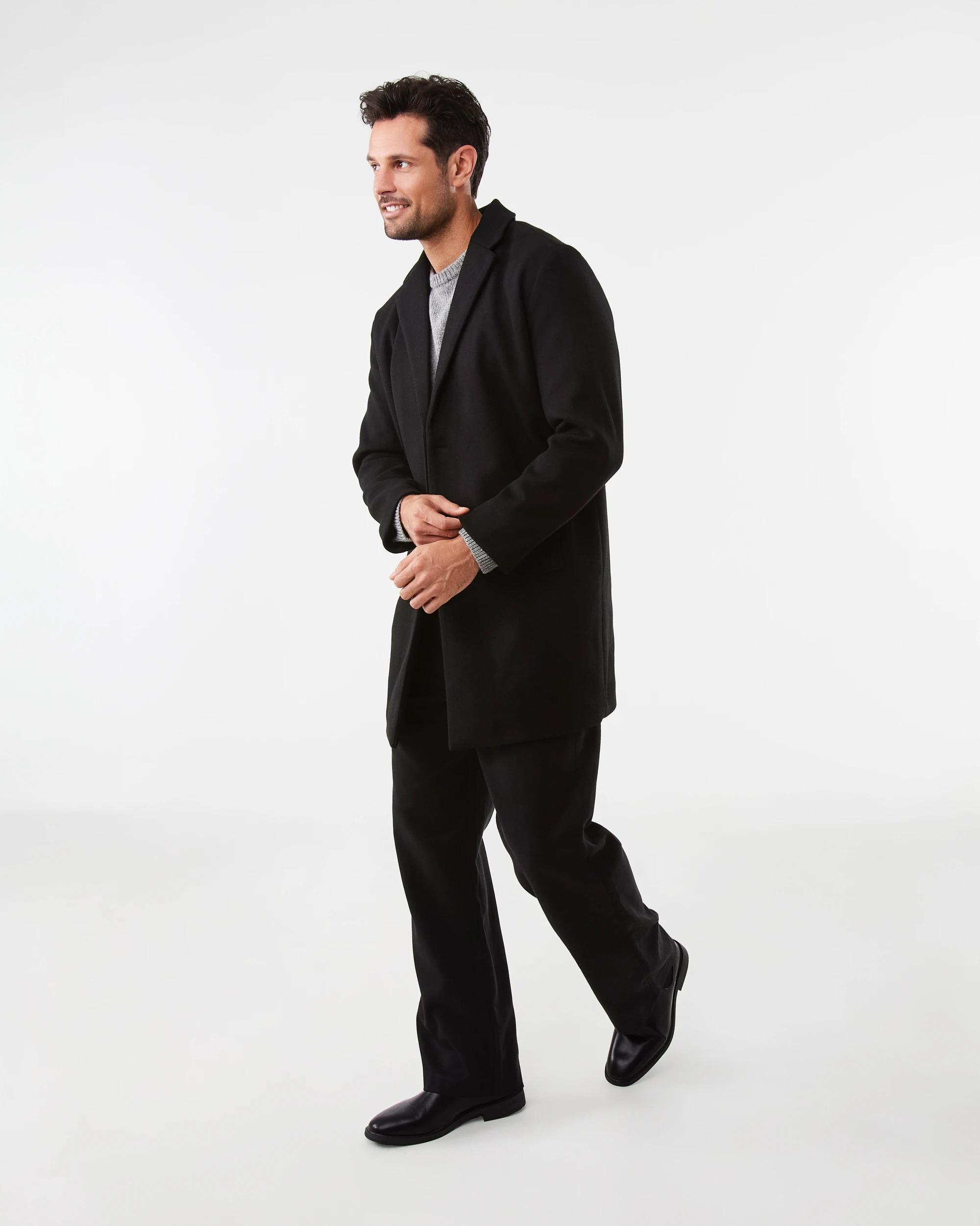 3 Smart Casual Coat Black, 3 of 7