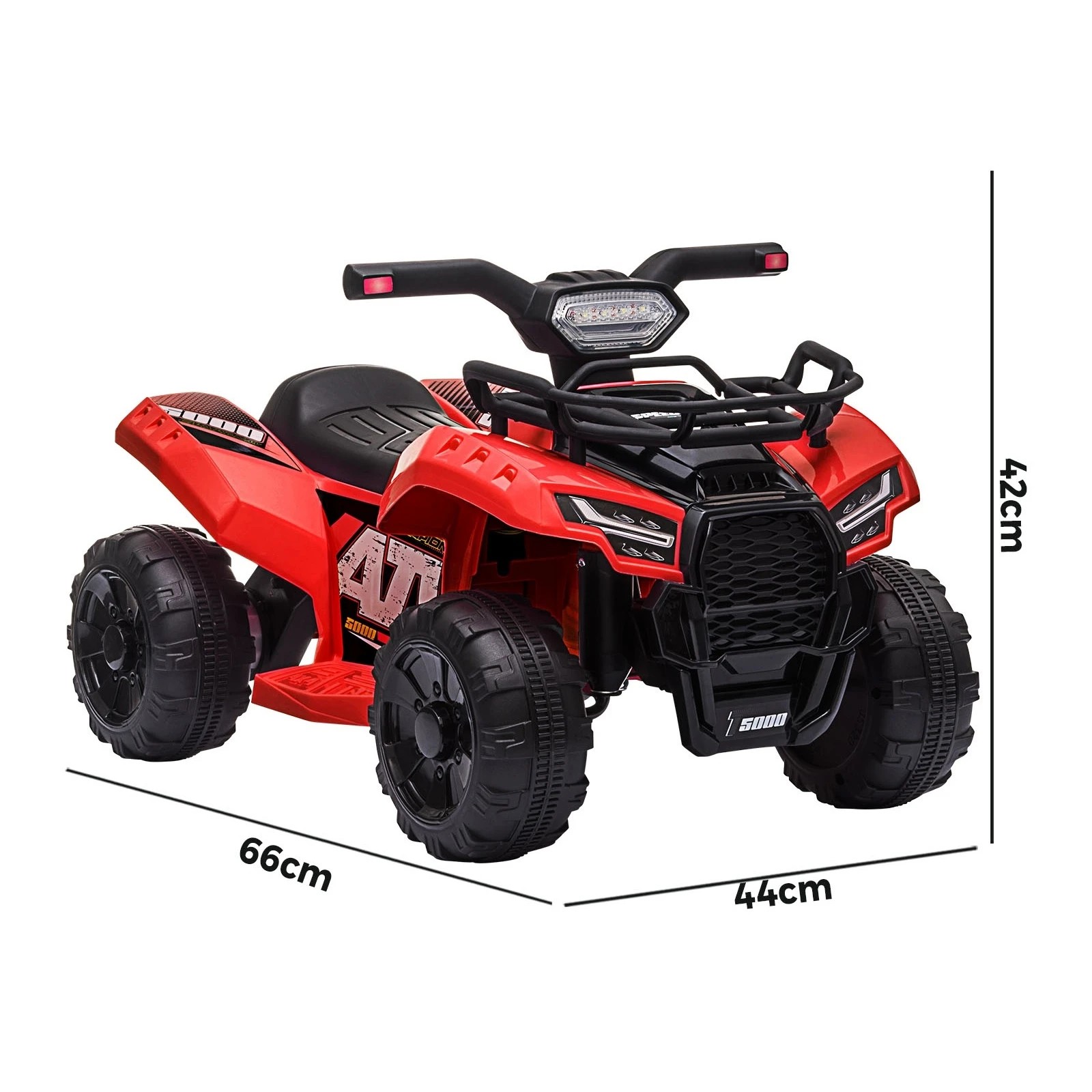 10 Mazam Ride On Car Electric Atv Bike Vehicle For Toddlers Kids Rechargeable
 - Red, 10 of 10