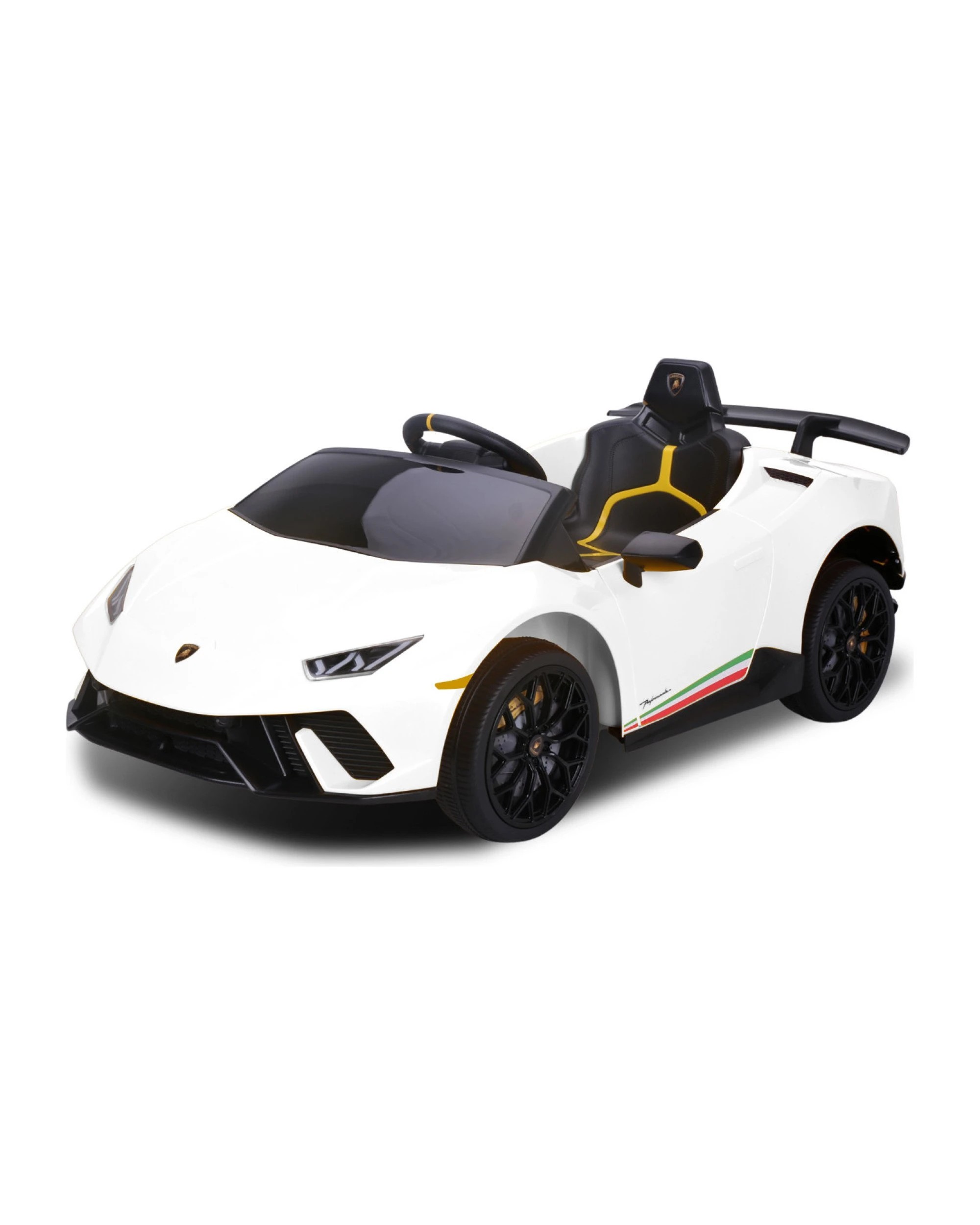 1 Kahuna Lamborghini Performante Kids Electric Ride On Car - White, 1 of 9