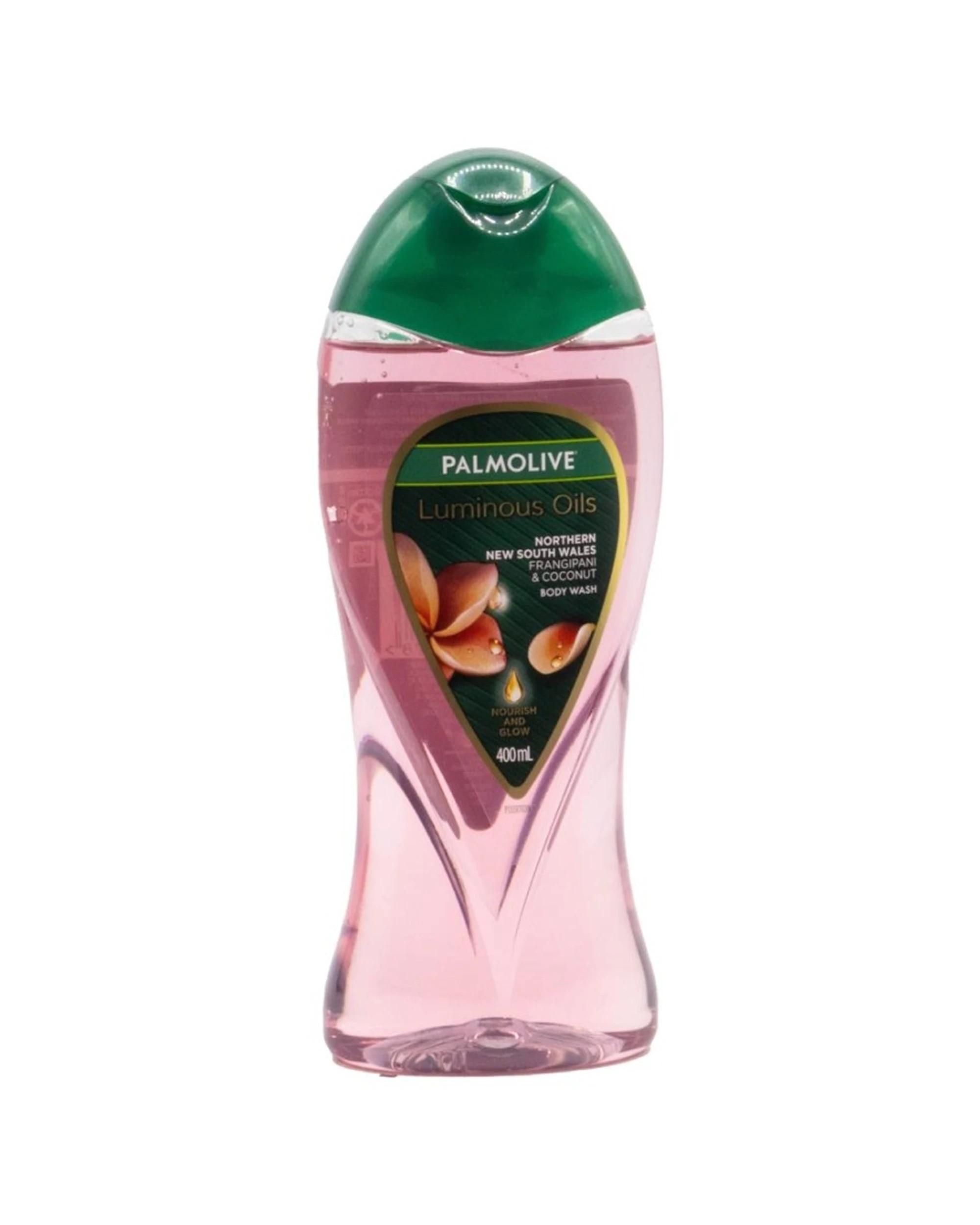 2 Palmolive 6pk Luminous Oils Body Wash Frangipani Coconut Nourish Glow 400ml - Pink, 2 of 3