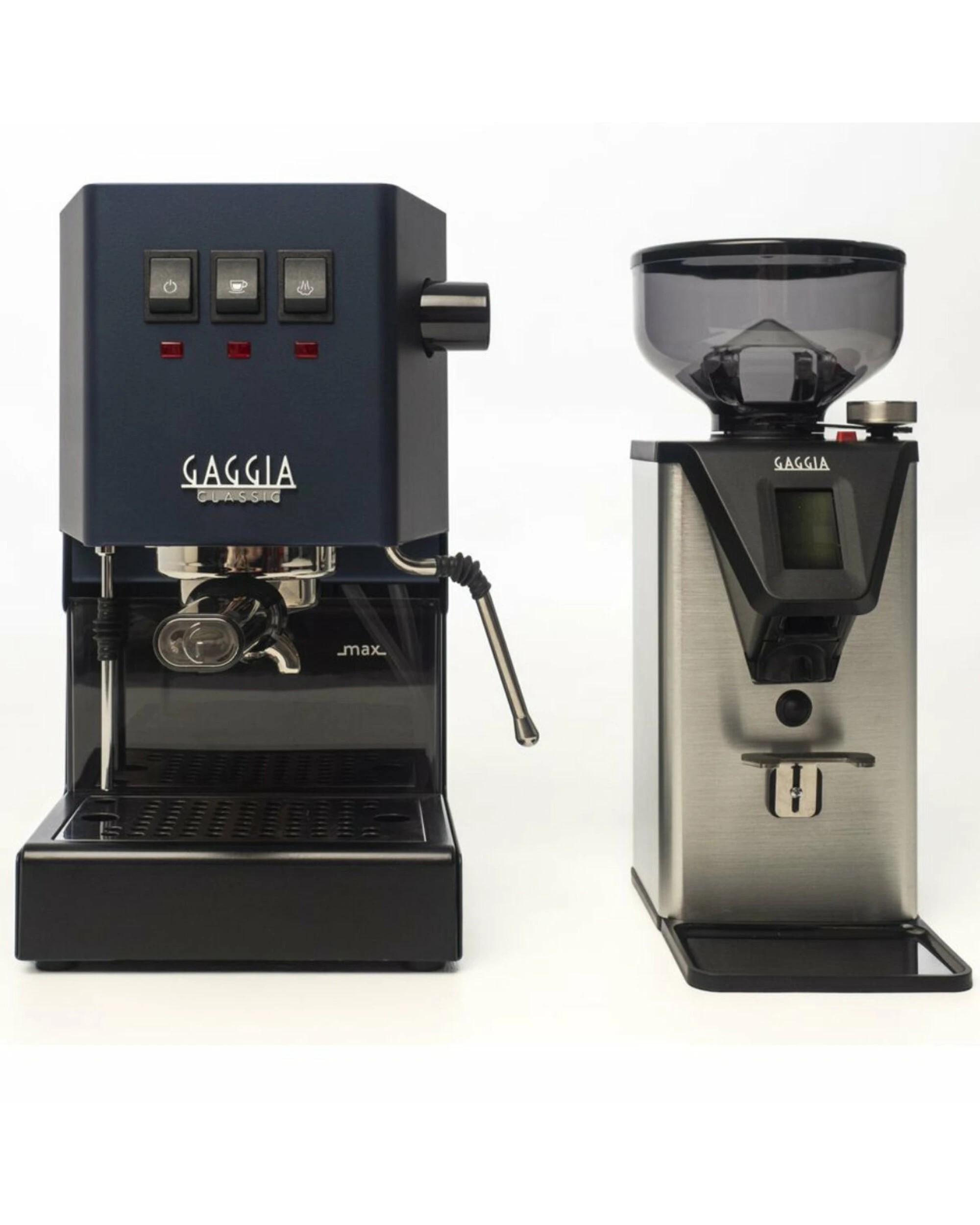 3 Gaggia Classic E24 Blue Coffee Machine & Coffee Grinder Package, 3 of 5
