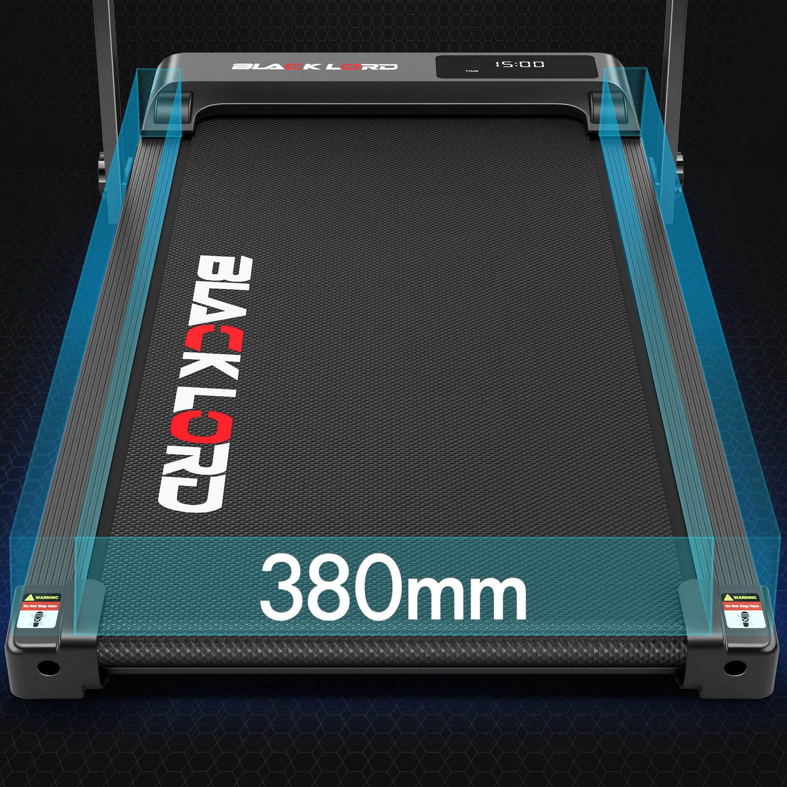 7 Black Lord Treadmill Electric Walking Pad Under Desk Home Gym Fitness Incline - Black, 7 of 10