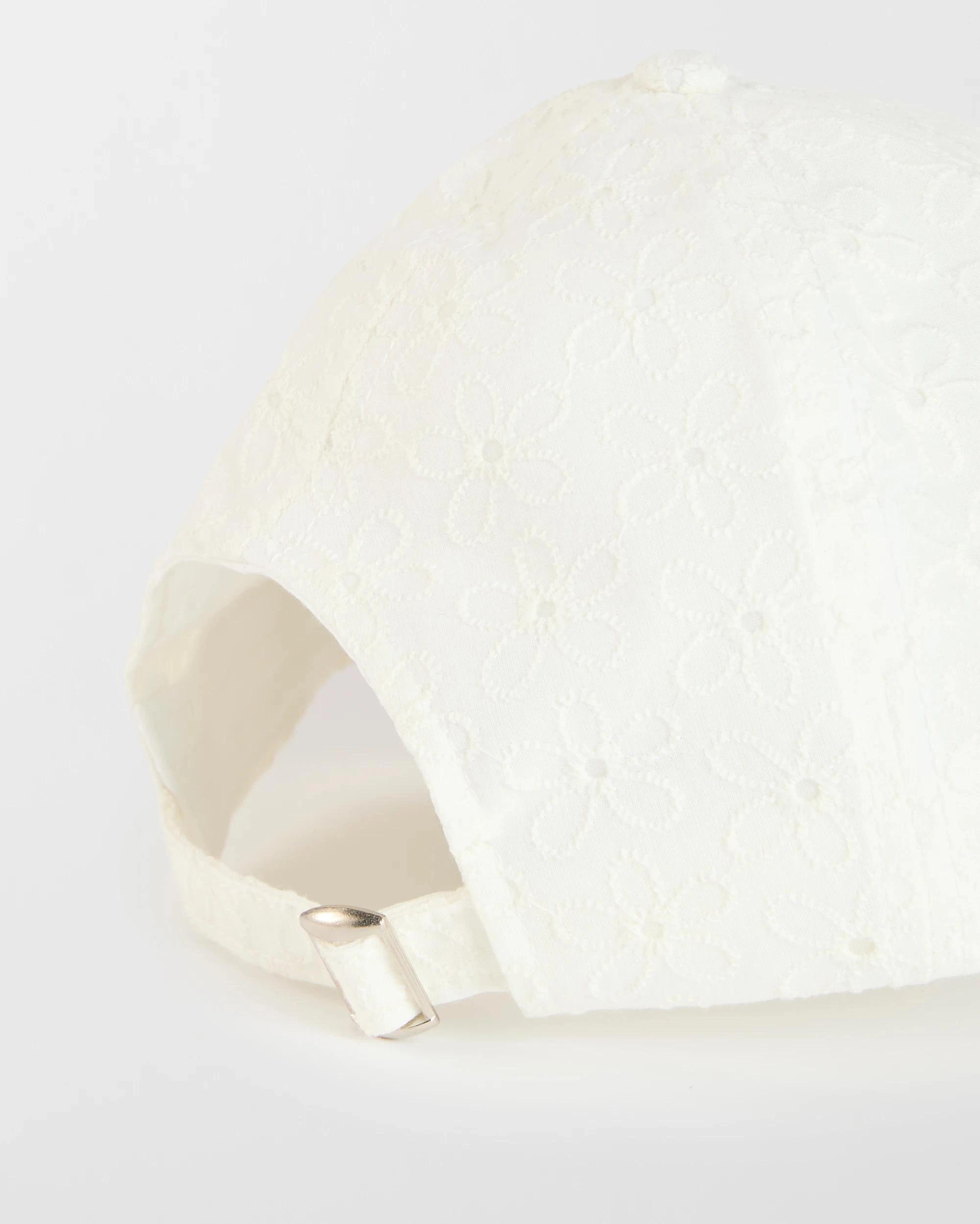 4 Target Kids Broderie Cap CREAM, 4 of 4