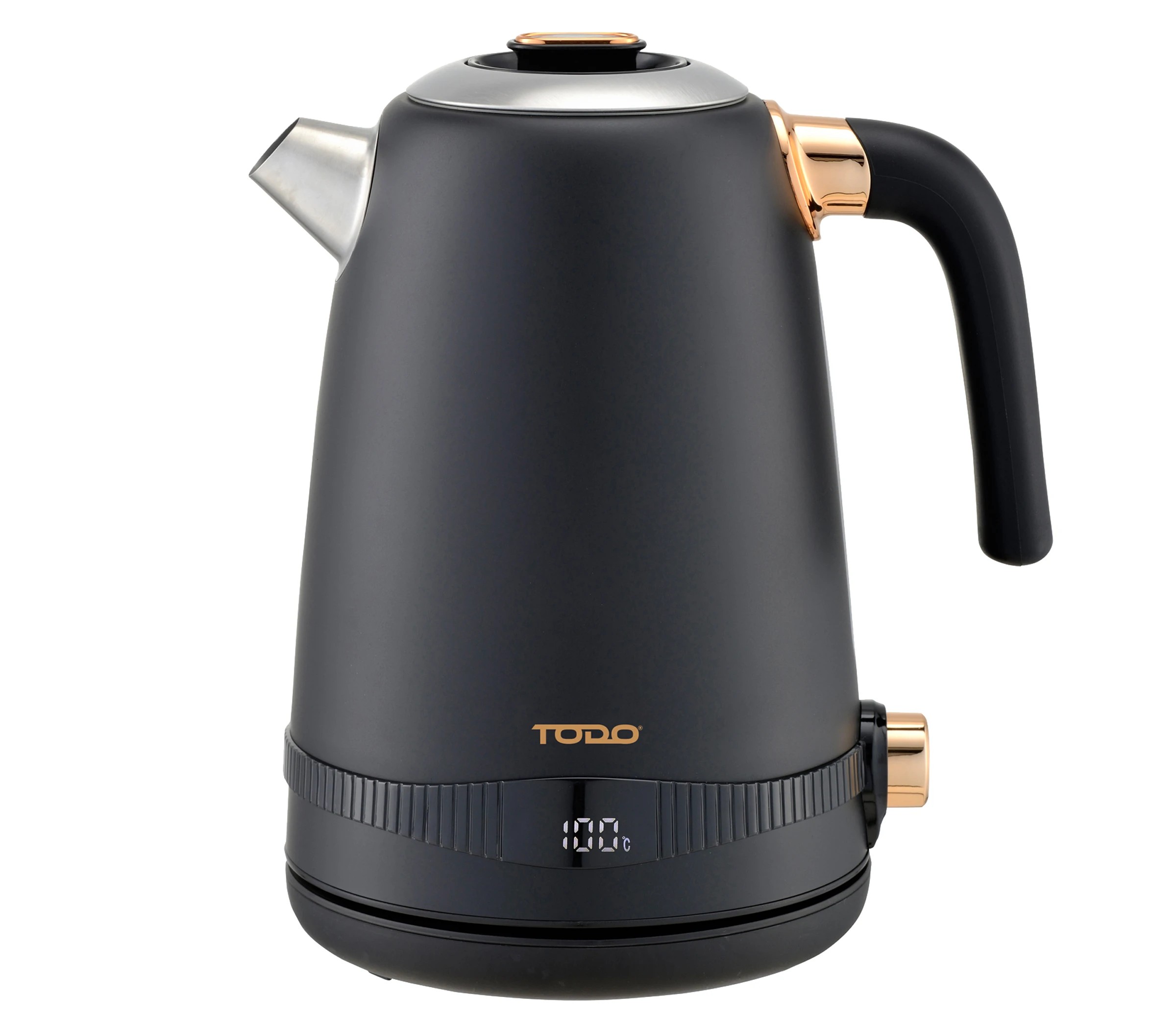 5 TODO 1.7L Stainless Steel Cordless Kettle Keep Warm Electric Led Water Jug - Black, 5 of 6