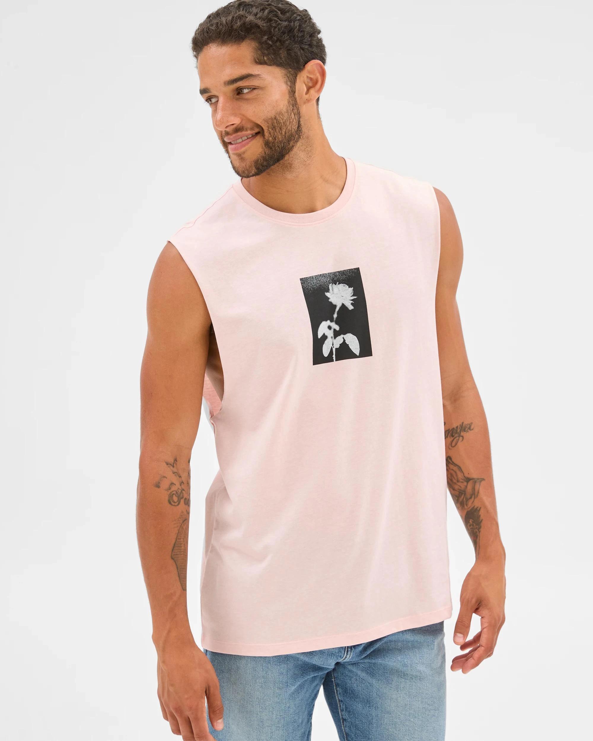 3 Target Australian Cotton Tank Top PINK MARLE, 3 of 5