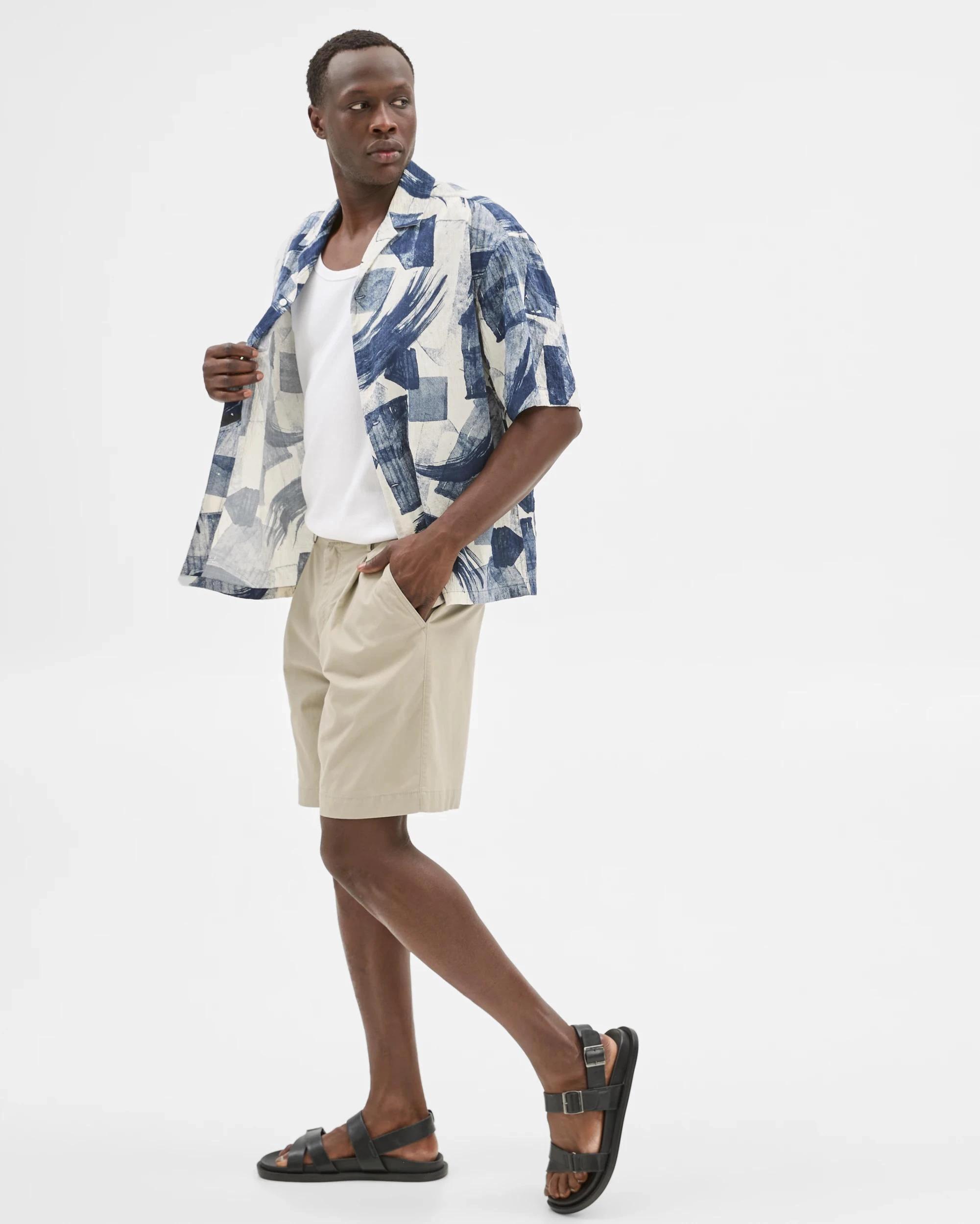 3 Australian Cotton Rich Party Shirt - Commons BLUE, 3 of 8