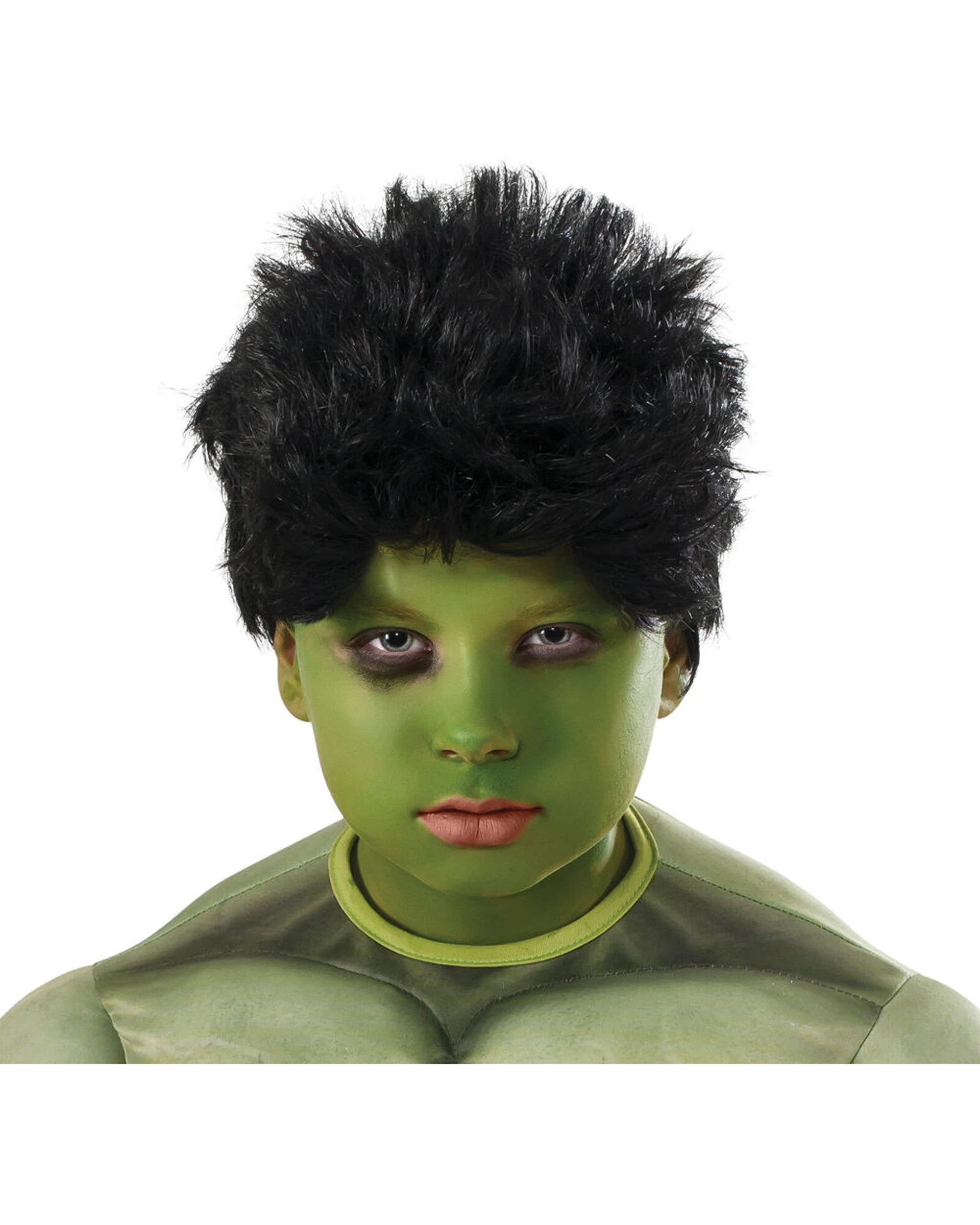 2 Marvel Hulk Wig Kids Children Short Hair Dress Up Costume, 2 of 2