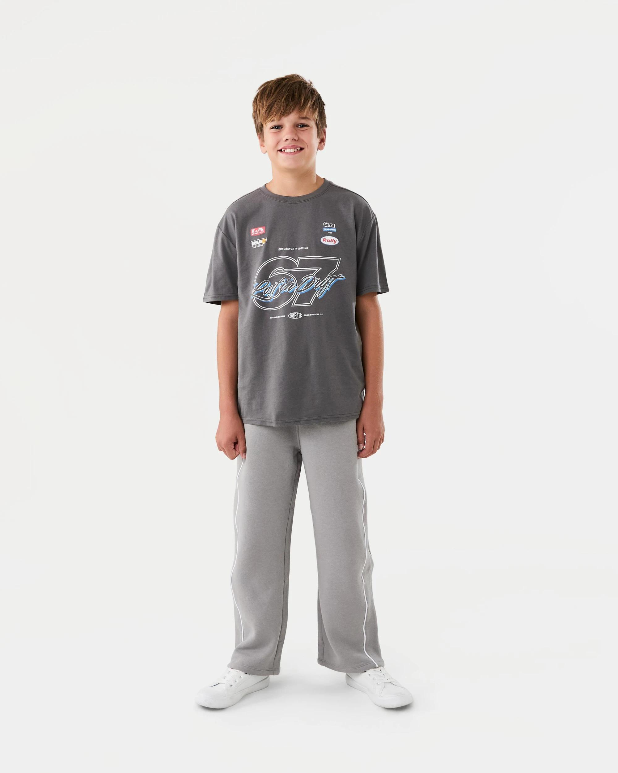6 Panelled Trackpants Fd Slate, 6 of 7
