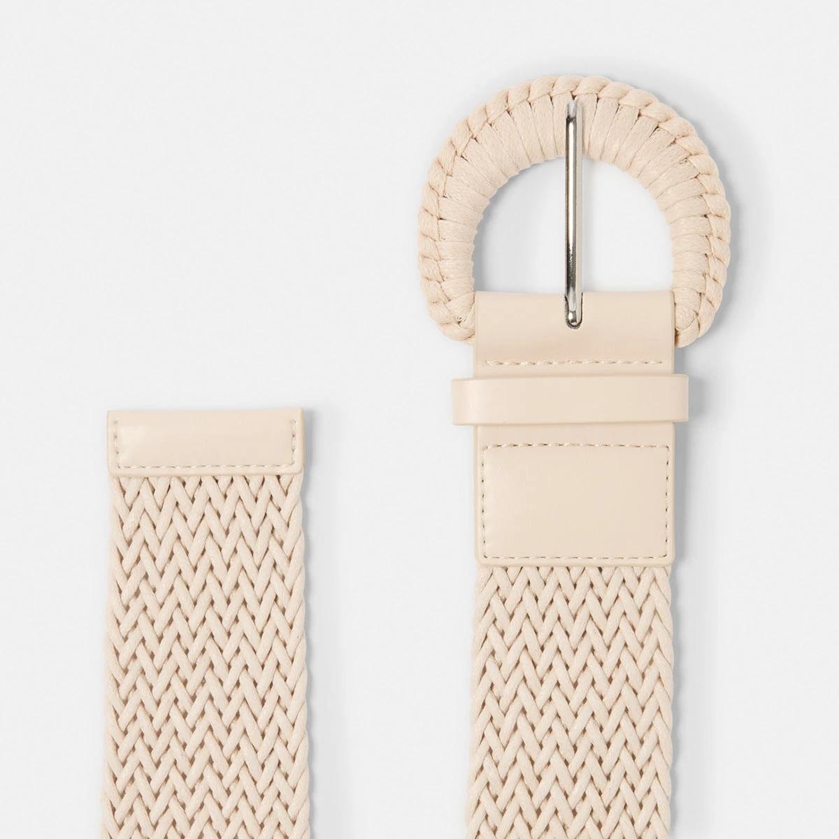 2 Woven D Belt Off White, 2 of 3