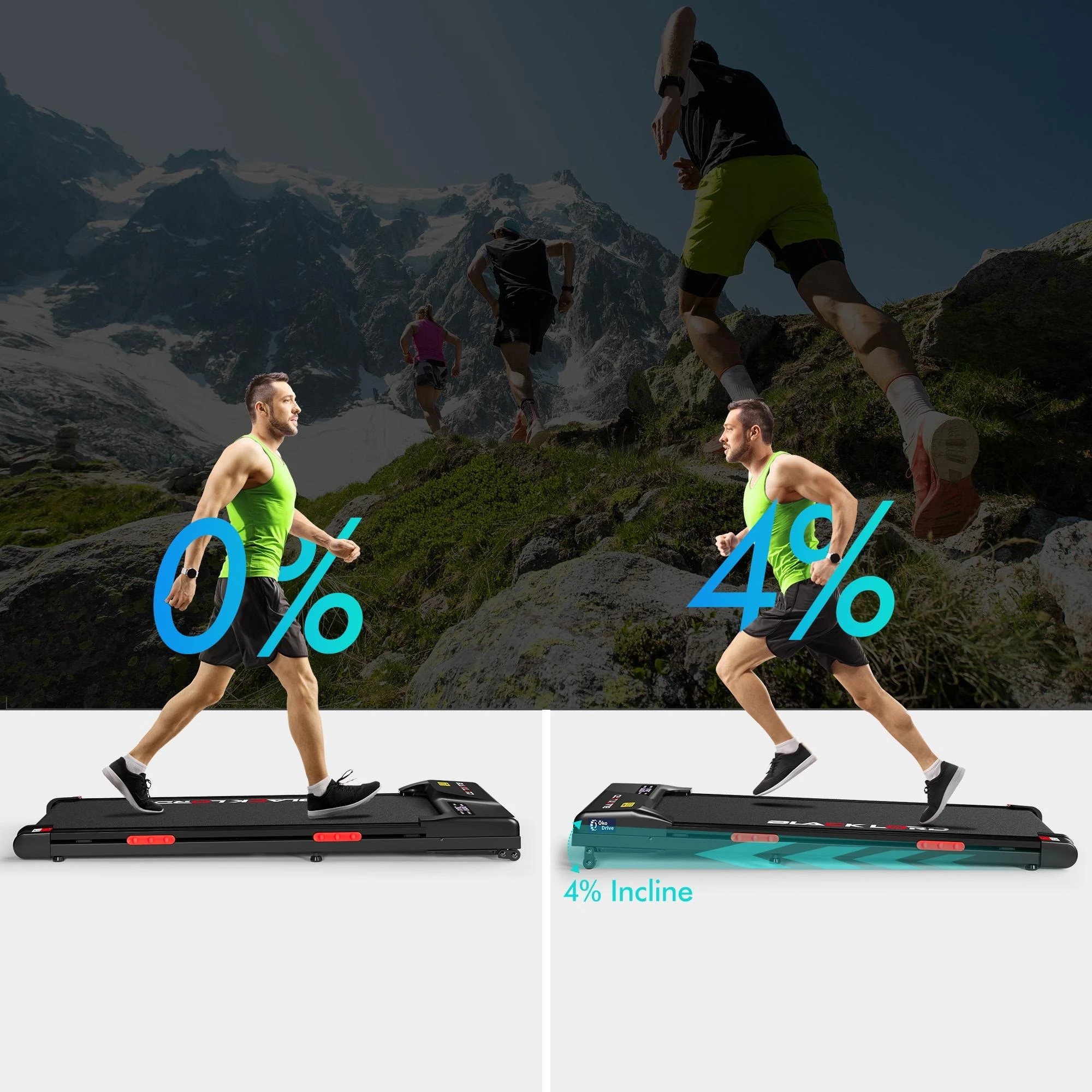 5 Black Lord Treadmill Electric Walking Pad Incline Gym Brushless Motor - Black, 5 of 9