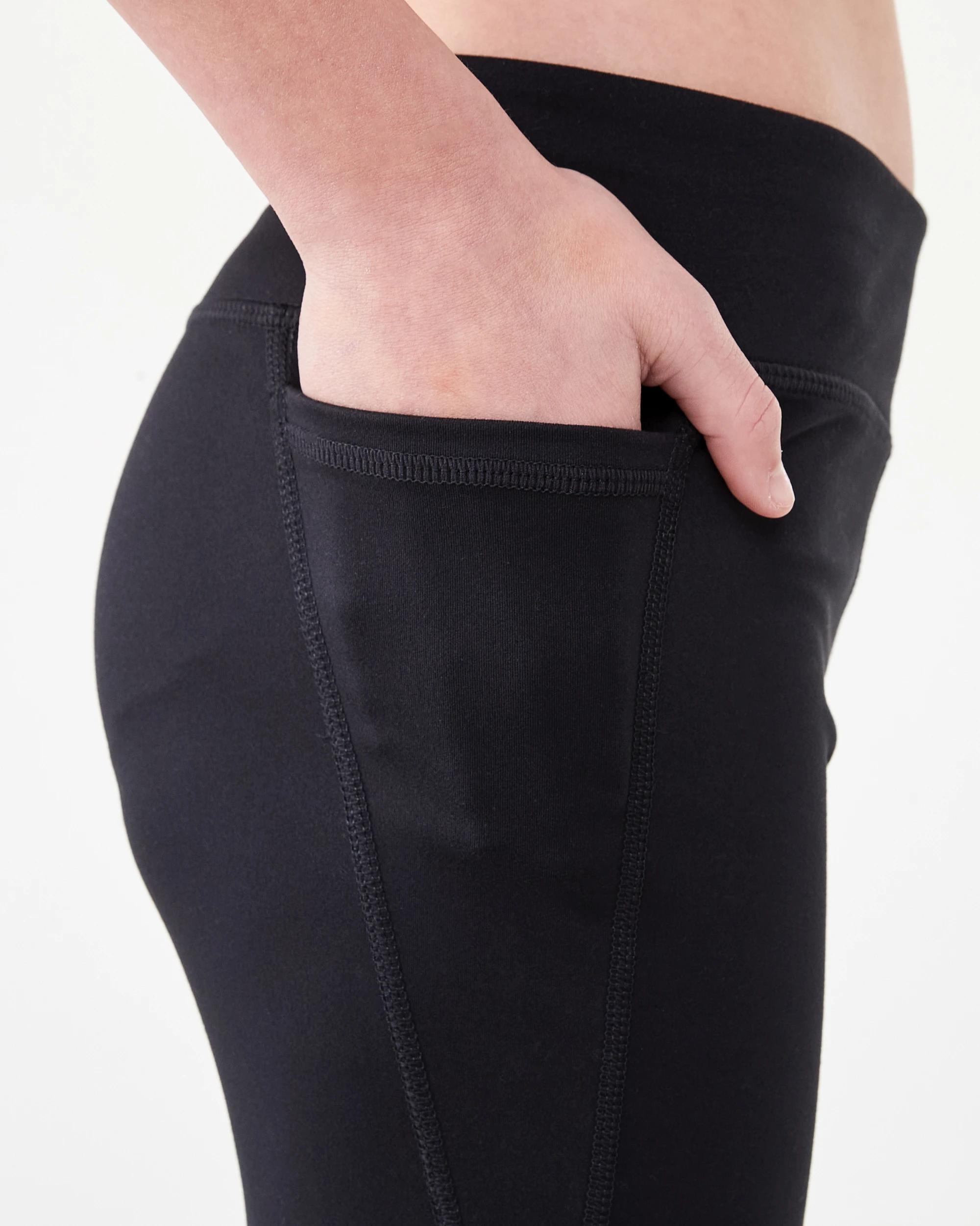 4 Active Kids Full Length Training Leggings BLACK, 4 of 6
