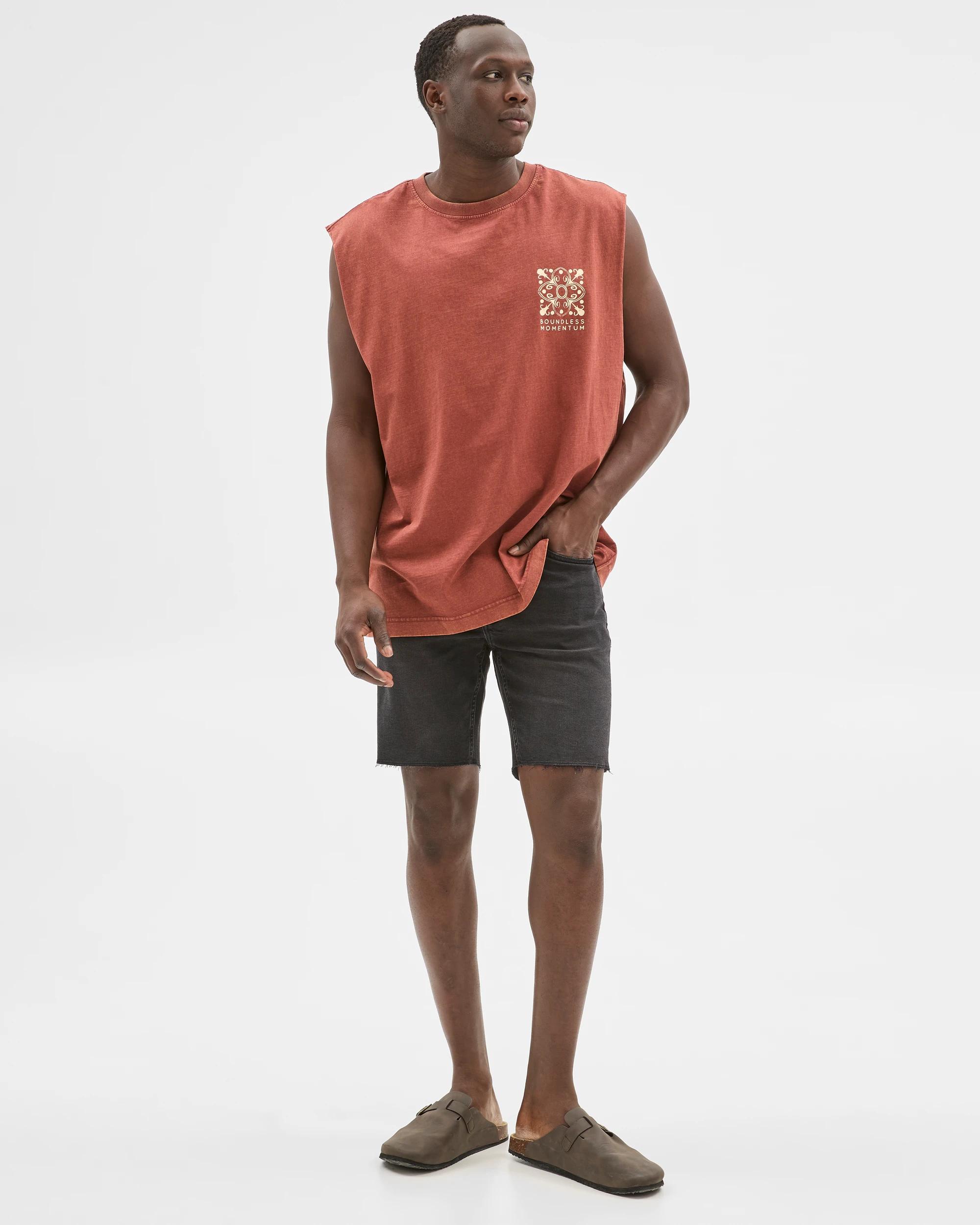 1 Denim Shorts - Commons BLACK AGED, 1 of 5