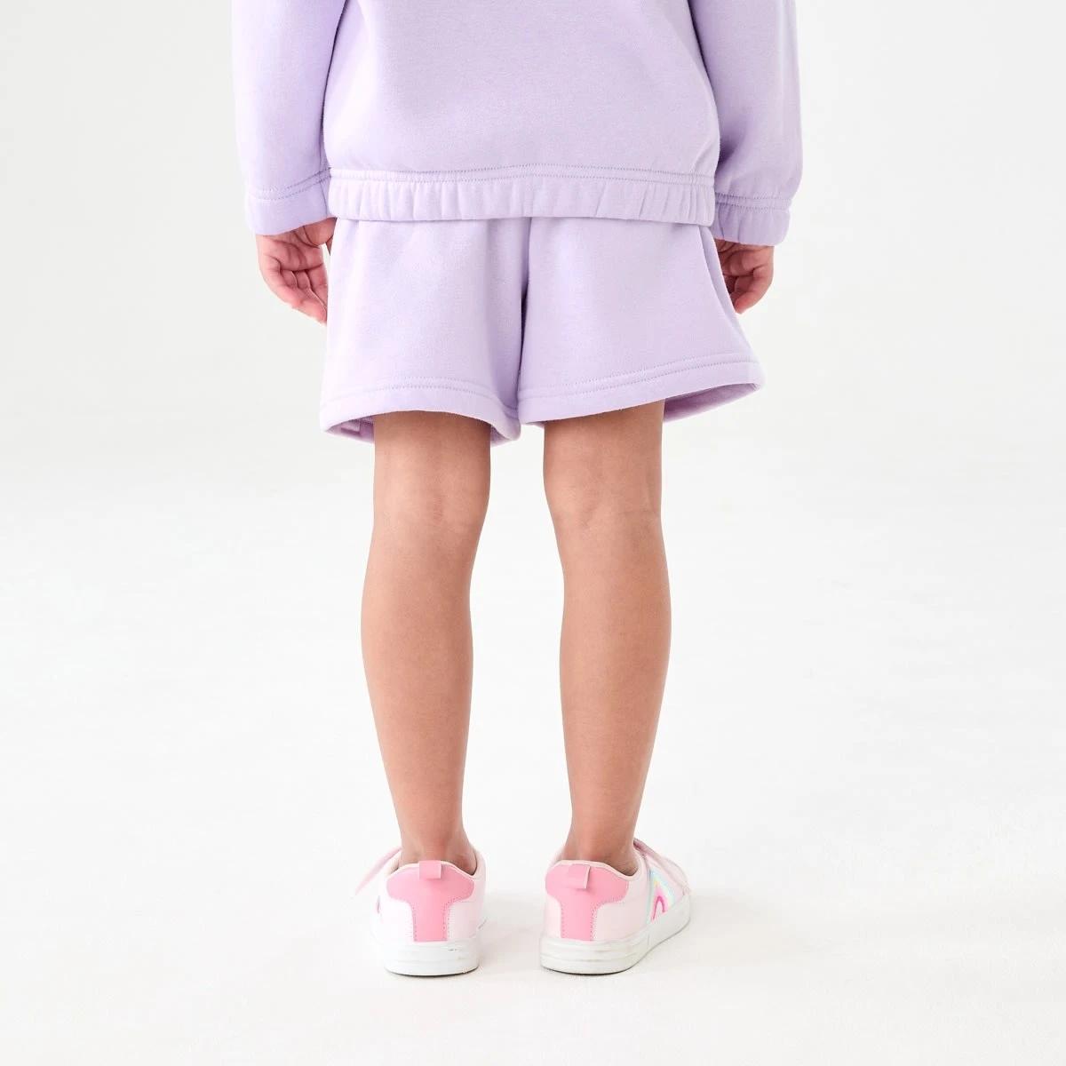 2 Fleece Shorts PASTEL LILAC, 2 of 7