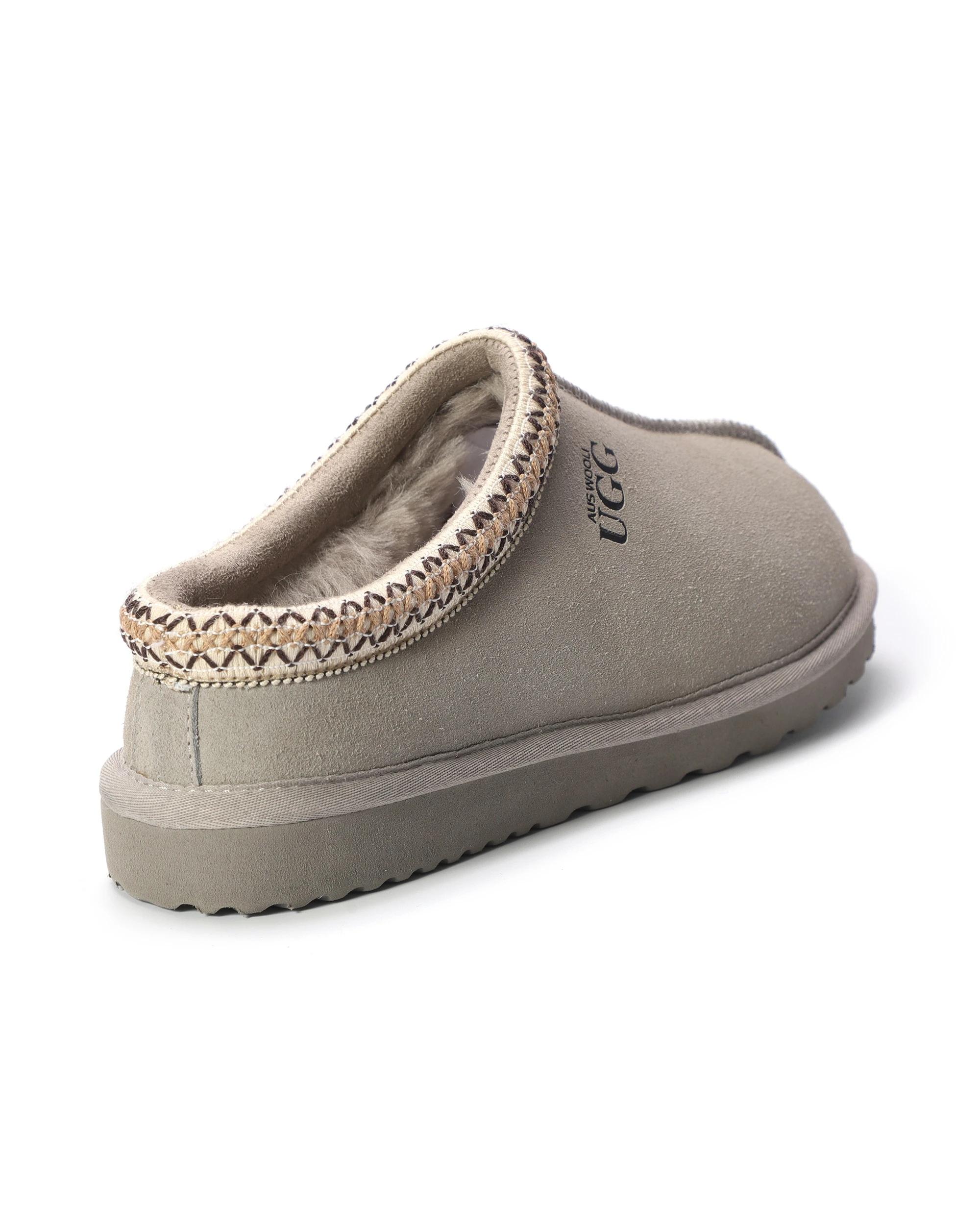 2 AUS WOOLI Sheepskin Ankle Braid Croydon UGG Slippers LIGHTGREY, 2 of 6